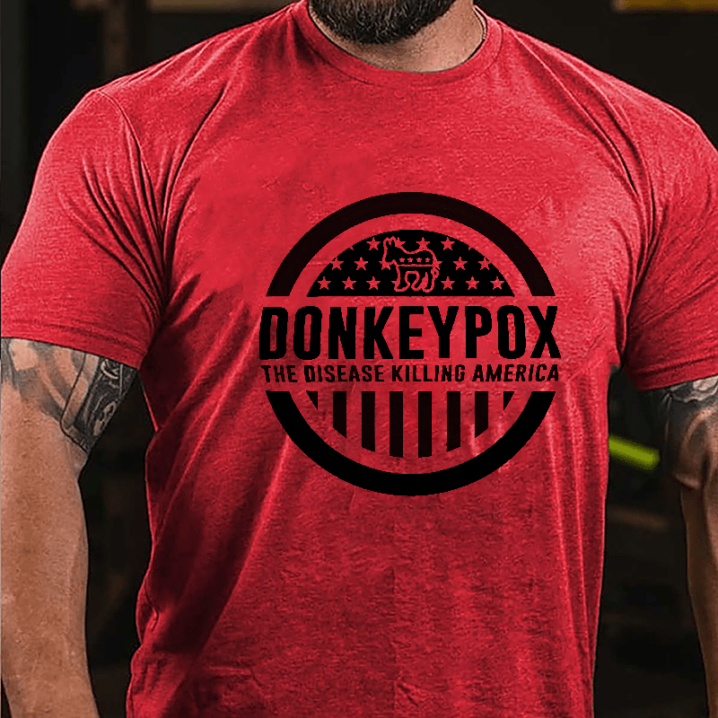 Donkeypox The Disease Killing America Cotton T-shirt