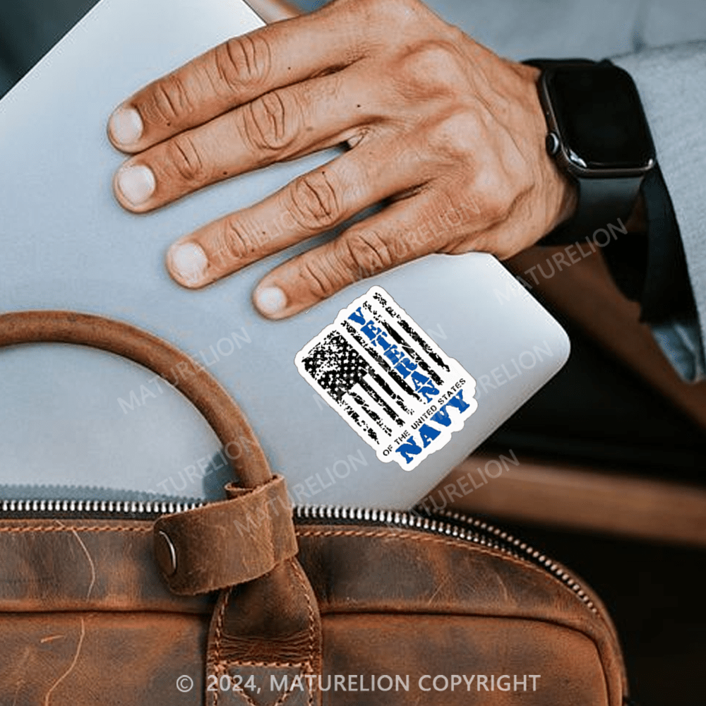 Maturelion Retro Veteran Sticker
