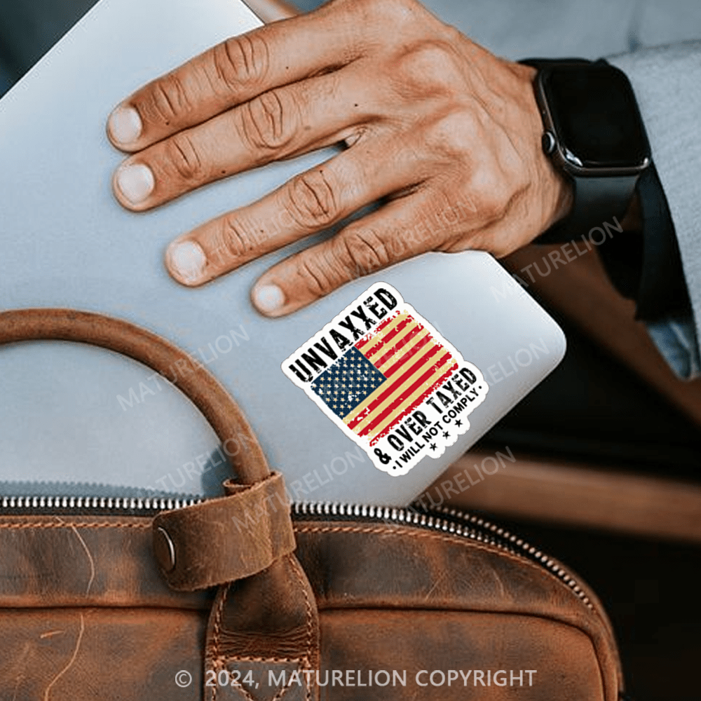 Maturelion Us Garden Flag Sticker