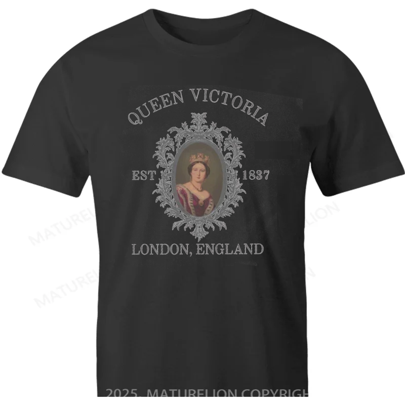 Maturelion British T-shirt Queen Victoria England History T-shirt