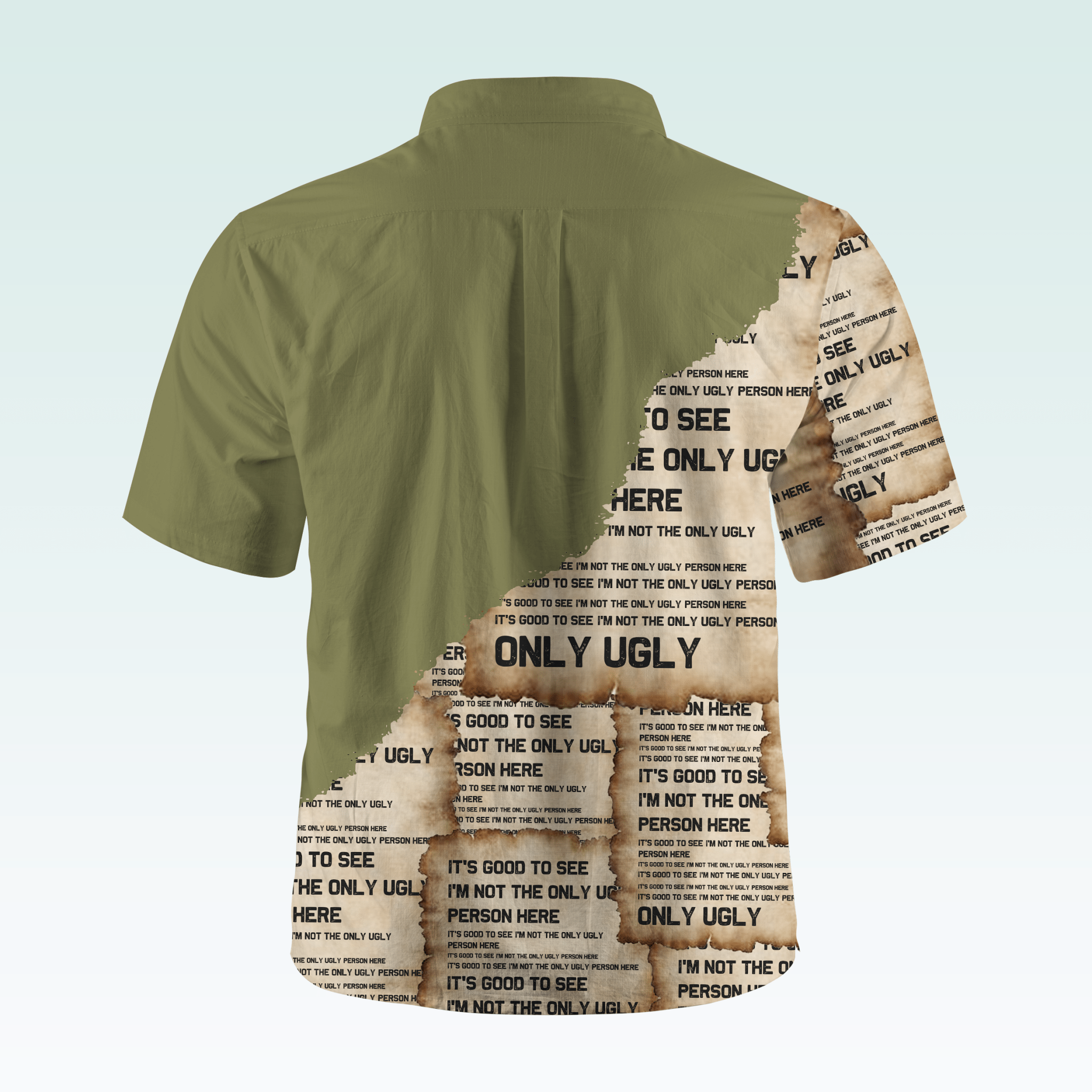 Maturelion Men's Hawaiian Shirt It's Good To See I'm Not The Only Ugly Person Here Hawaiian Shirt