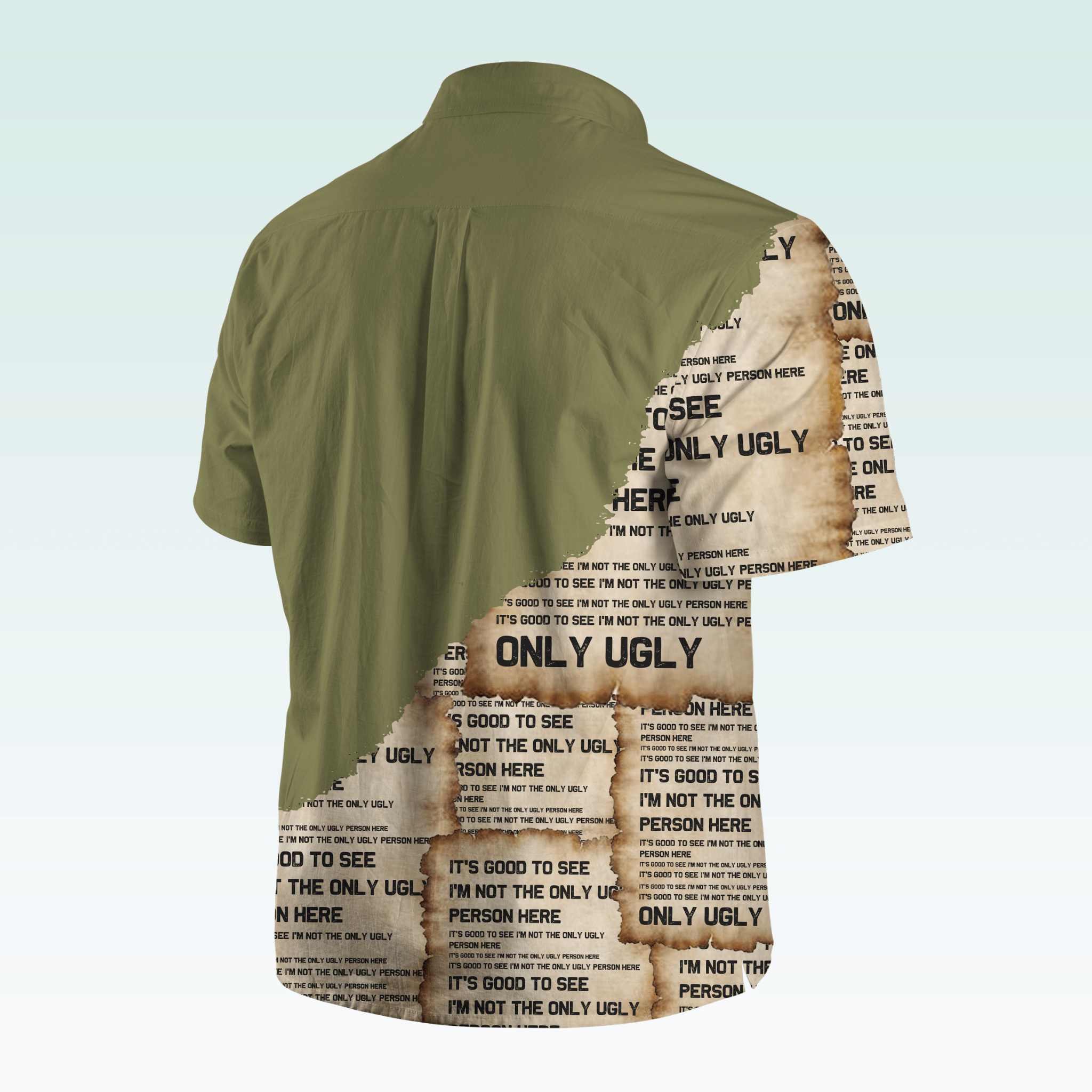 Maturelion Men's Hawaiian Shirt It's Good To See I'm Not The Only Ugly Person Here Hawaiian Shirt