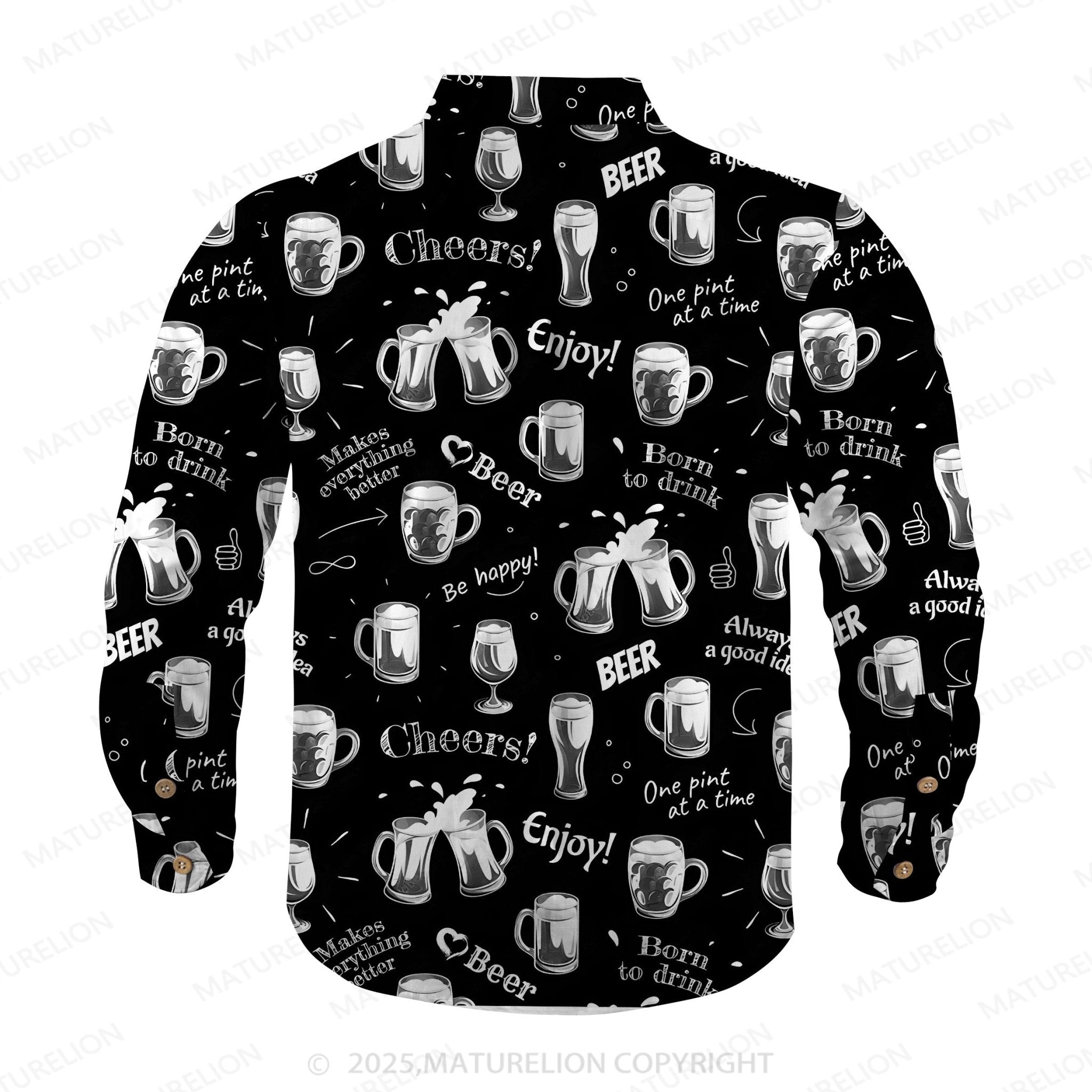 Maturelion Men's Hawaiian Shirt Sunset Vibes Hawaiian Shirt