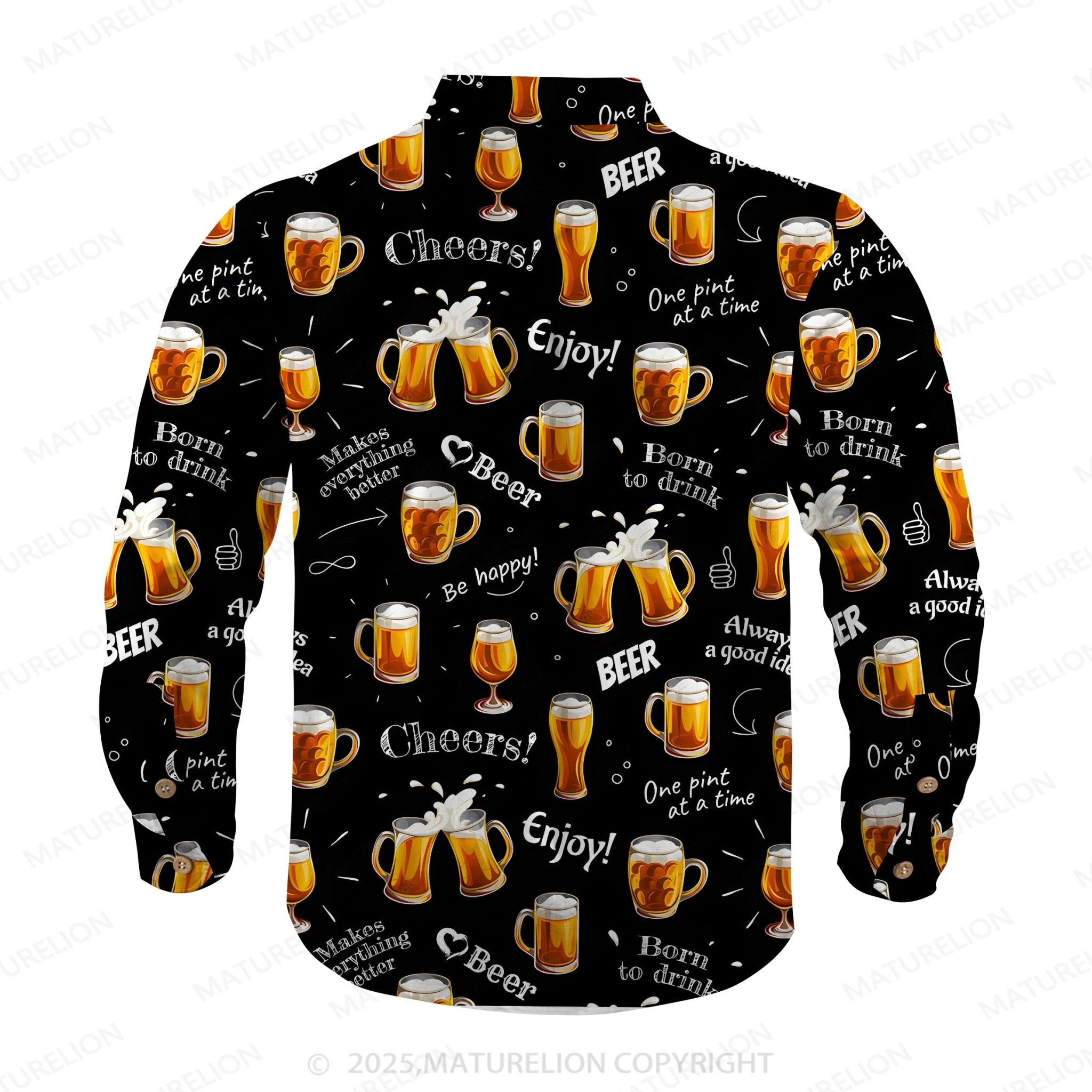 Maturelion Men's Hawaiian Shirt Sunset Vibes Hawaiian Shirt