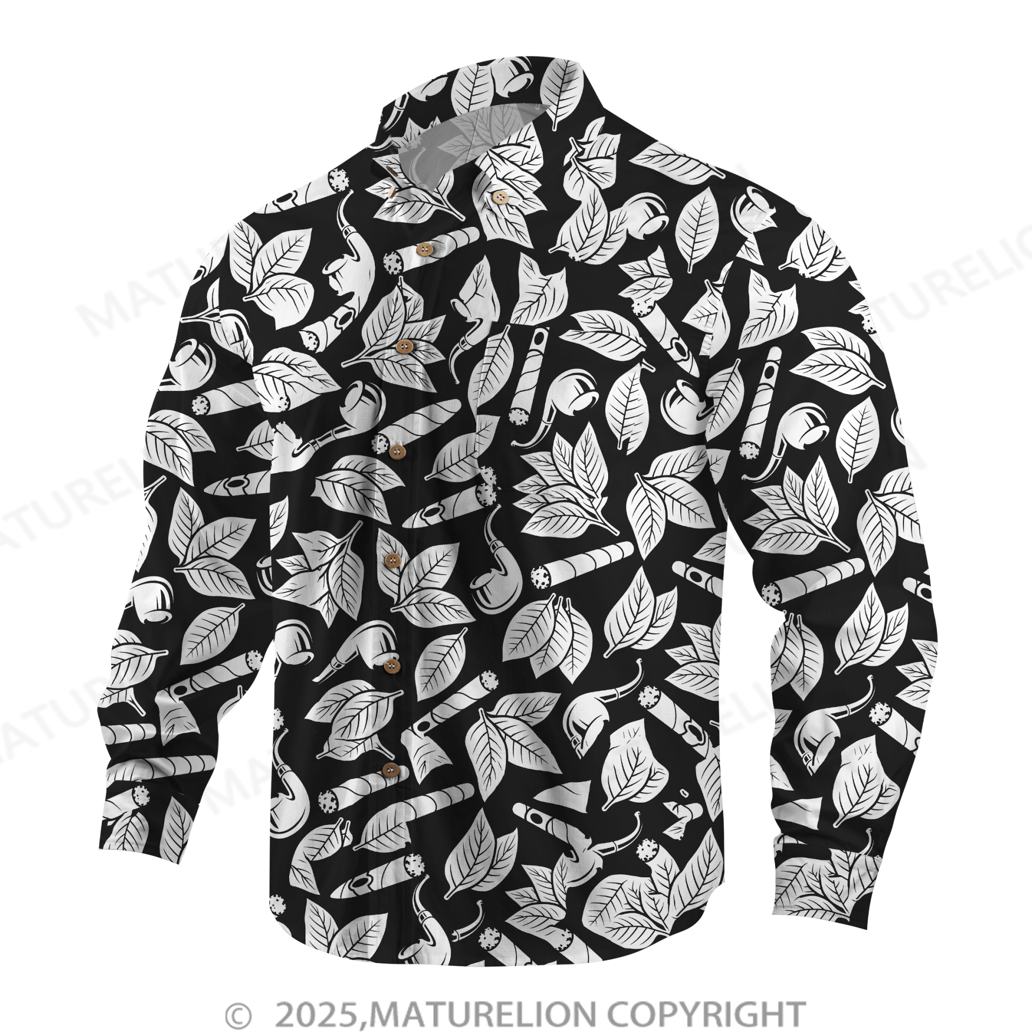 Maturelion Men's Hawaiian Shirt Surf Shack Hawaiian Shirt