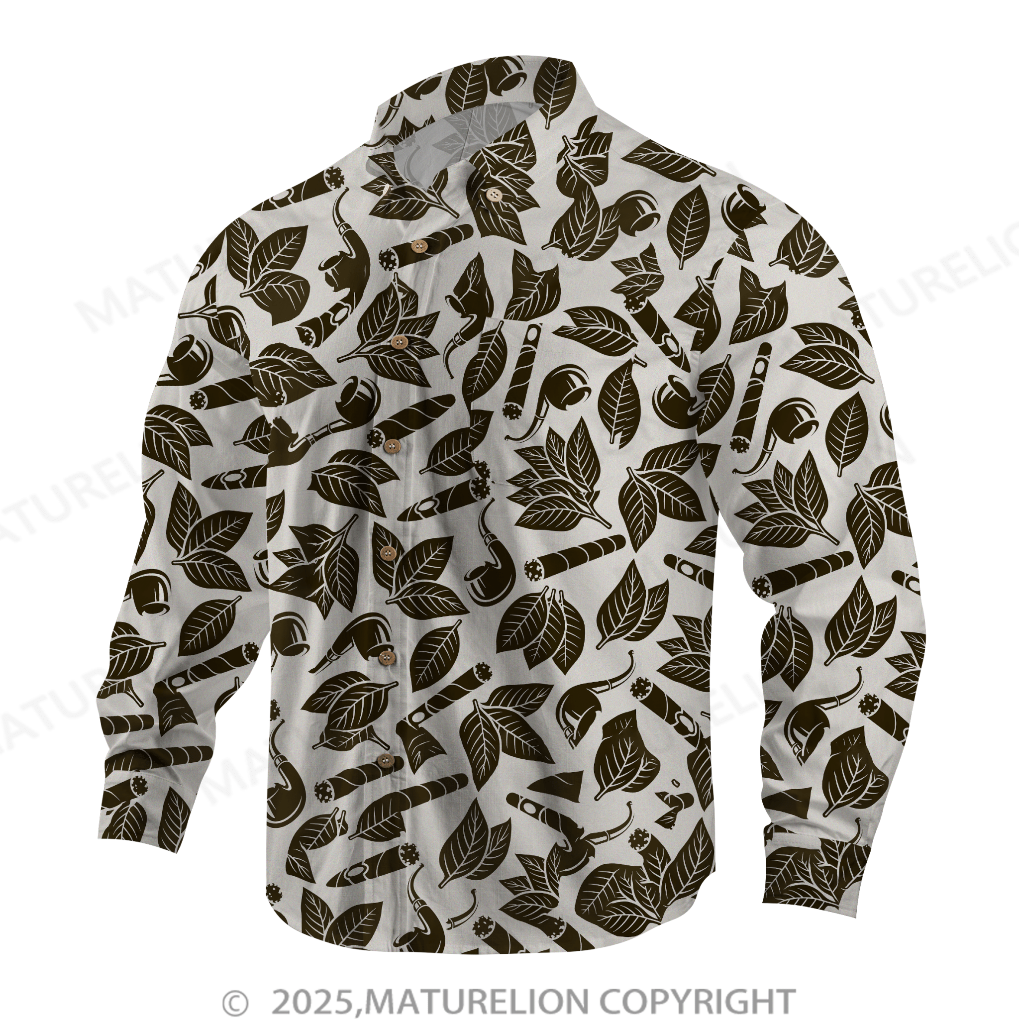 Maturelion Men's Hawaiian Shirt Surf Shack Hawaiian Shirt
