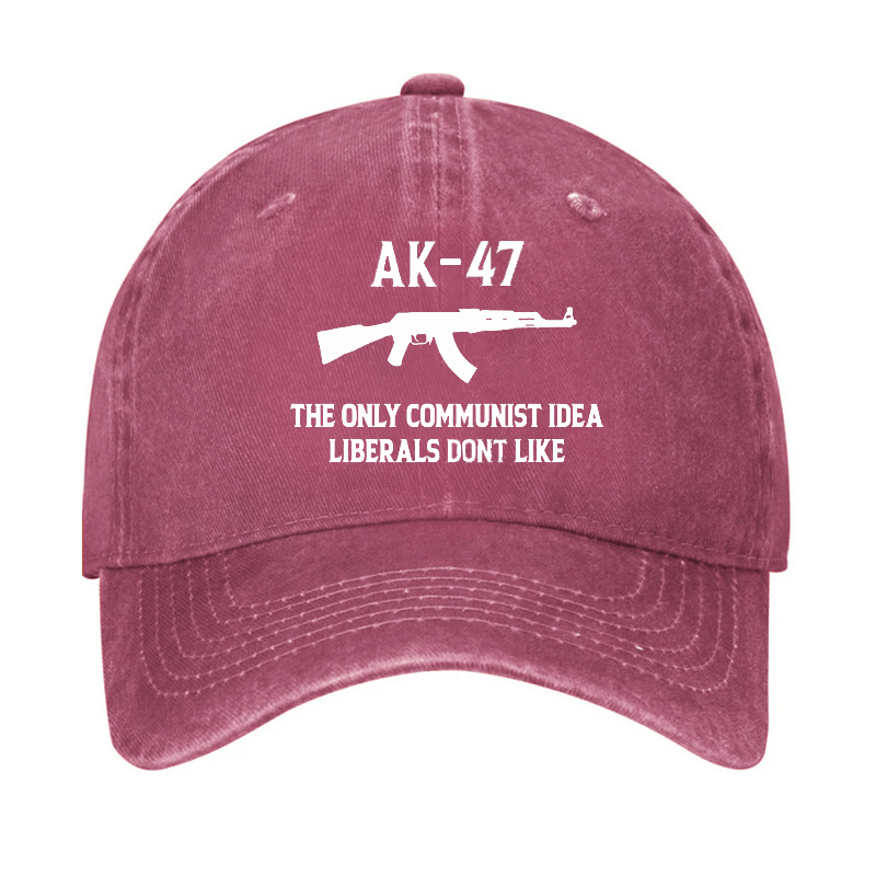 Maturelion Custom Cap AK-47 The Only Communist Idea Liberals Don't Like Cap