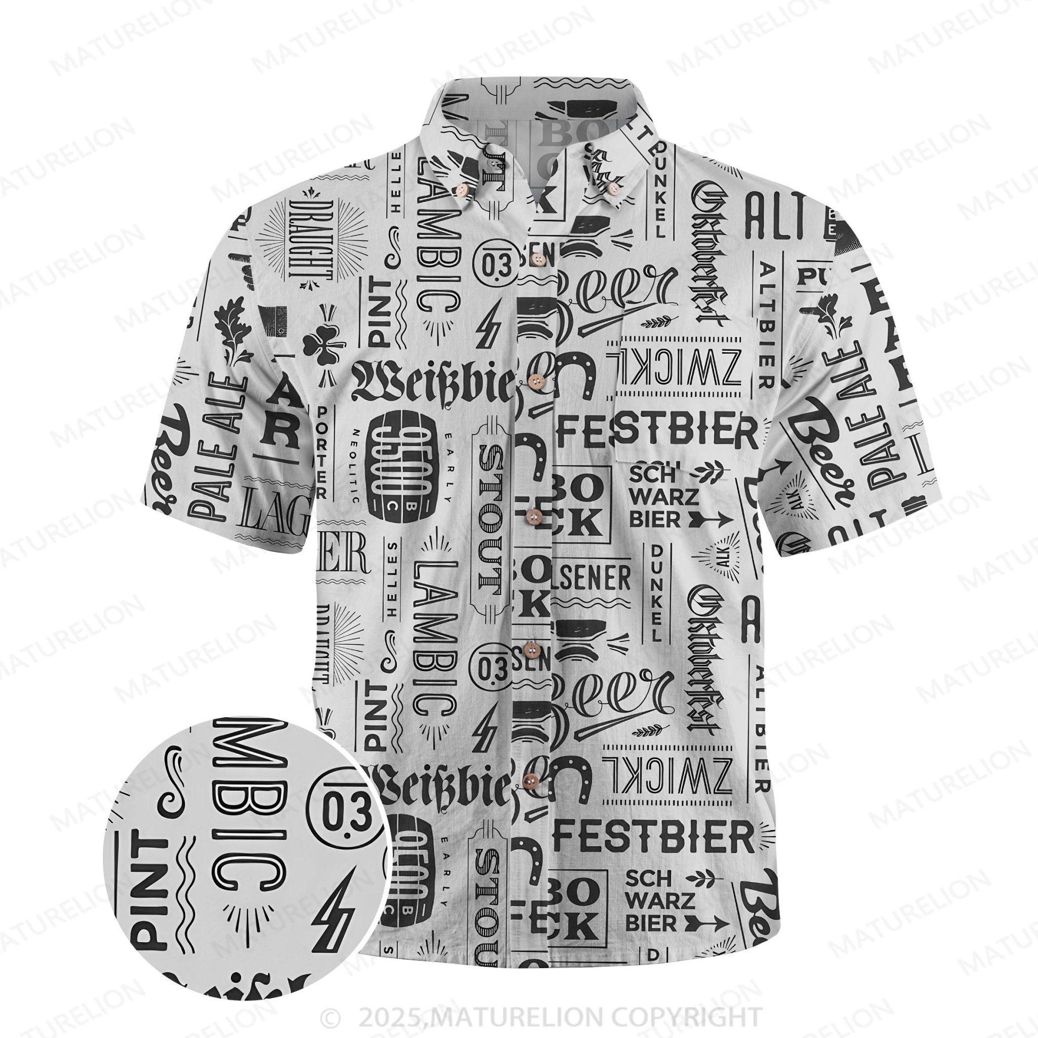 Maturelion Men's Hawaiian Shirt Sunset Vibes Hawaiian Shirt