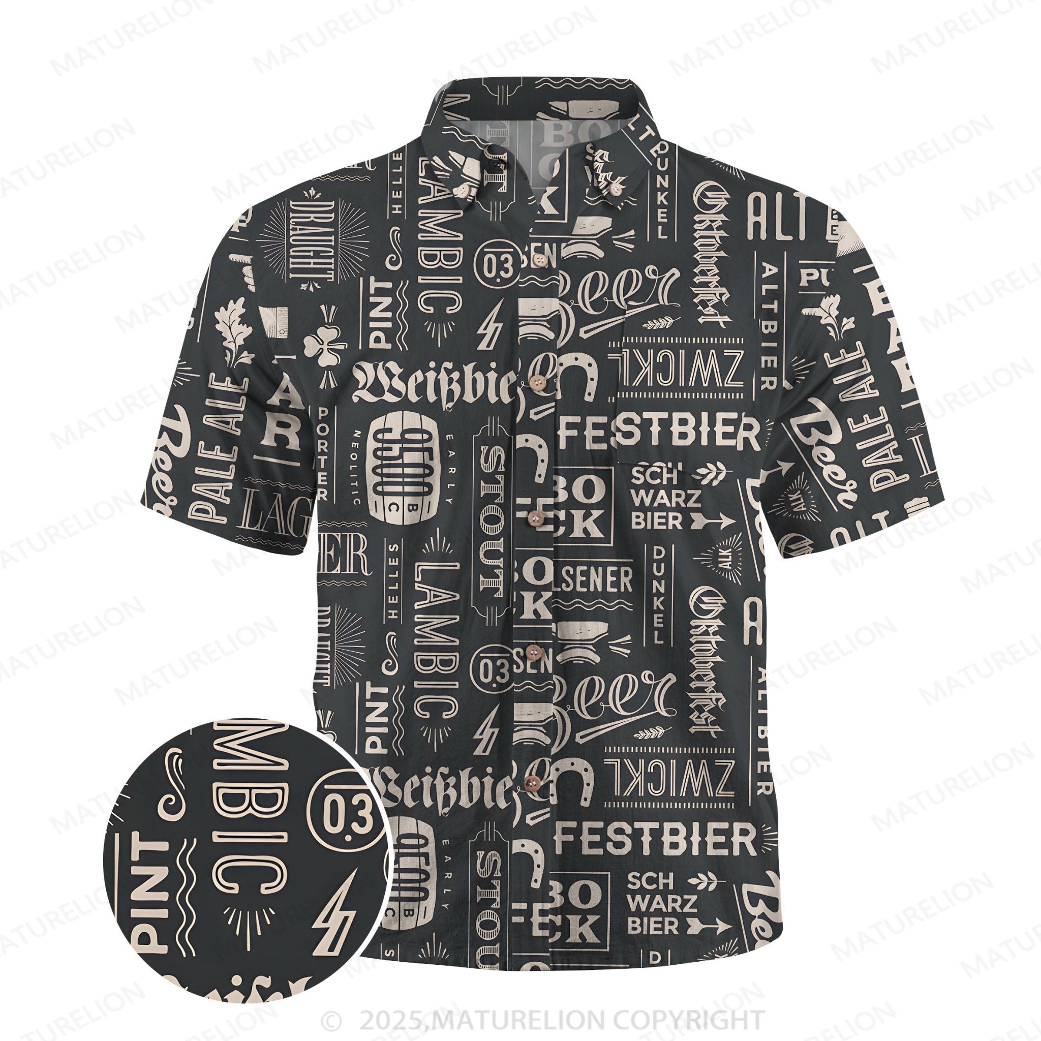 Maturelion Men's Hawaiian Shirt Sunset Vibes Hawaiian Shirt