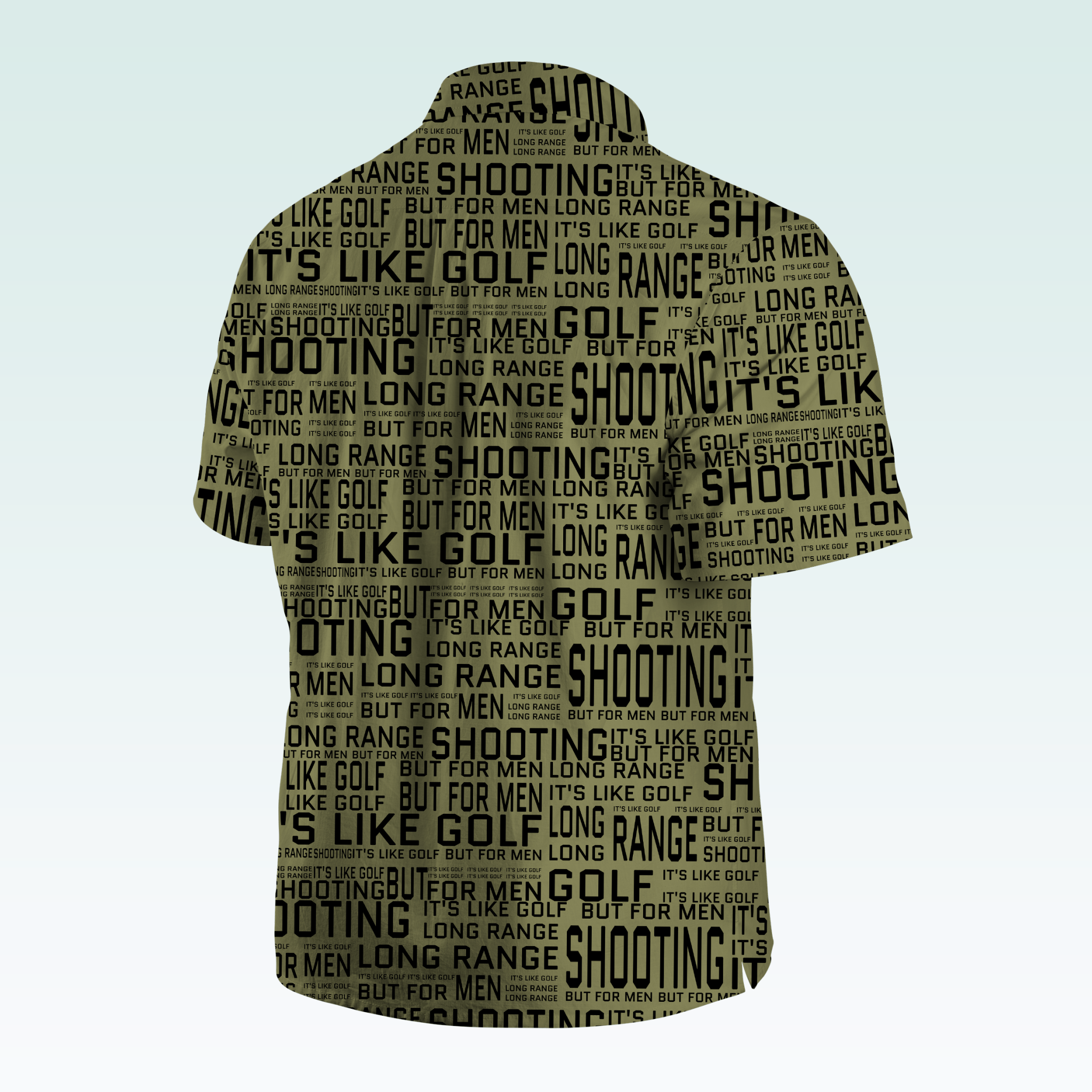 Maturelion Men's Hawaiian Shirt Long Range Shooting It's Like Golf But For Men Hawaiian Shirt