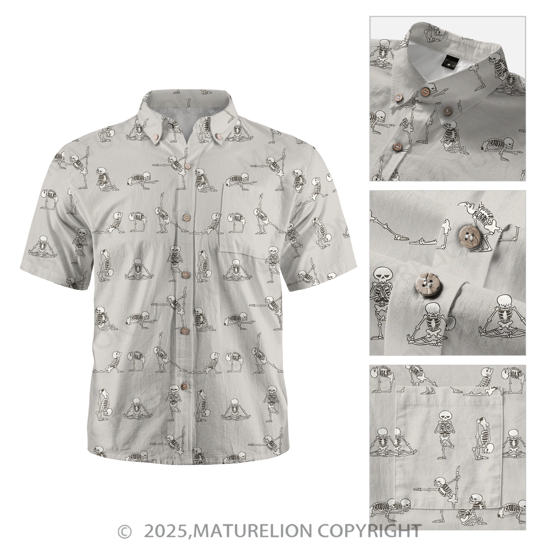 Maturelion Men's Hawaiian Shirt Catch the Sunset and Feel the Spark Hawaiian Shirt