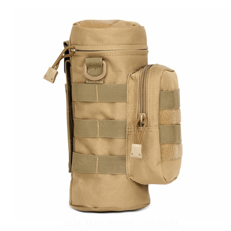 Maturelion Tactical Molle Water Bottle Pouch Holder Nylon Travel Outdoor Bag Kettle