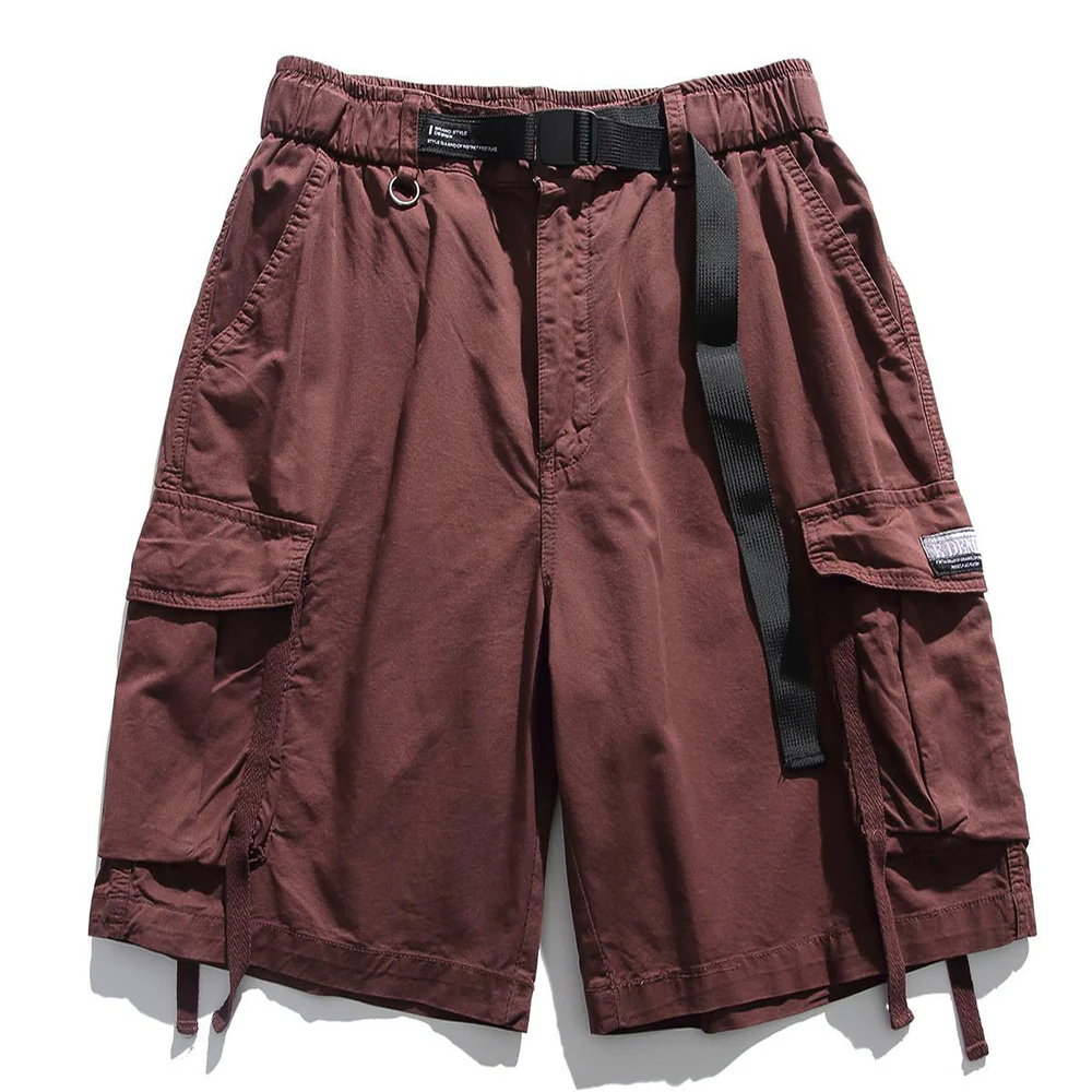 Maturelion Men's Breathable Loose Straight Peplum Summer Shorts (Plus Size Available)