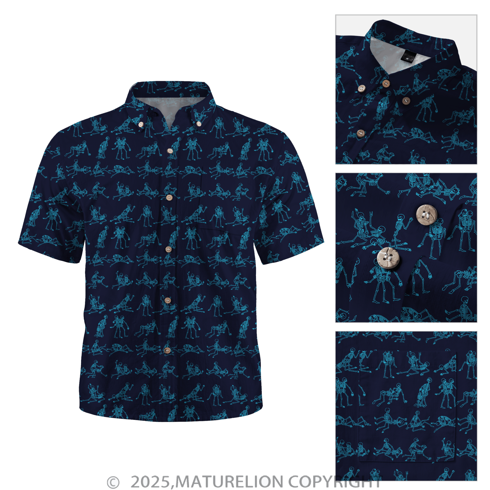 Maturelion Men's Hawaiian Shirt Passion Awaits in Every Breeze Hawaiian Shirt