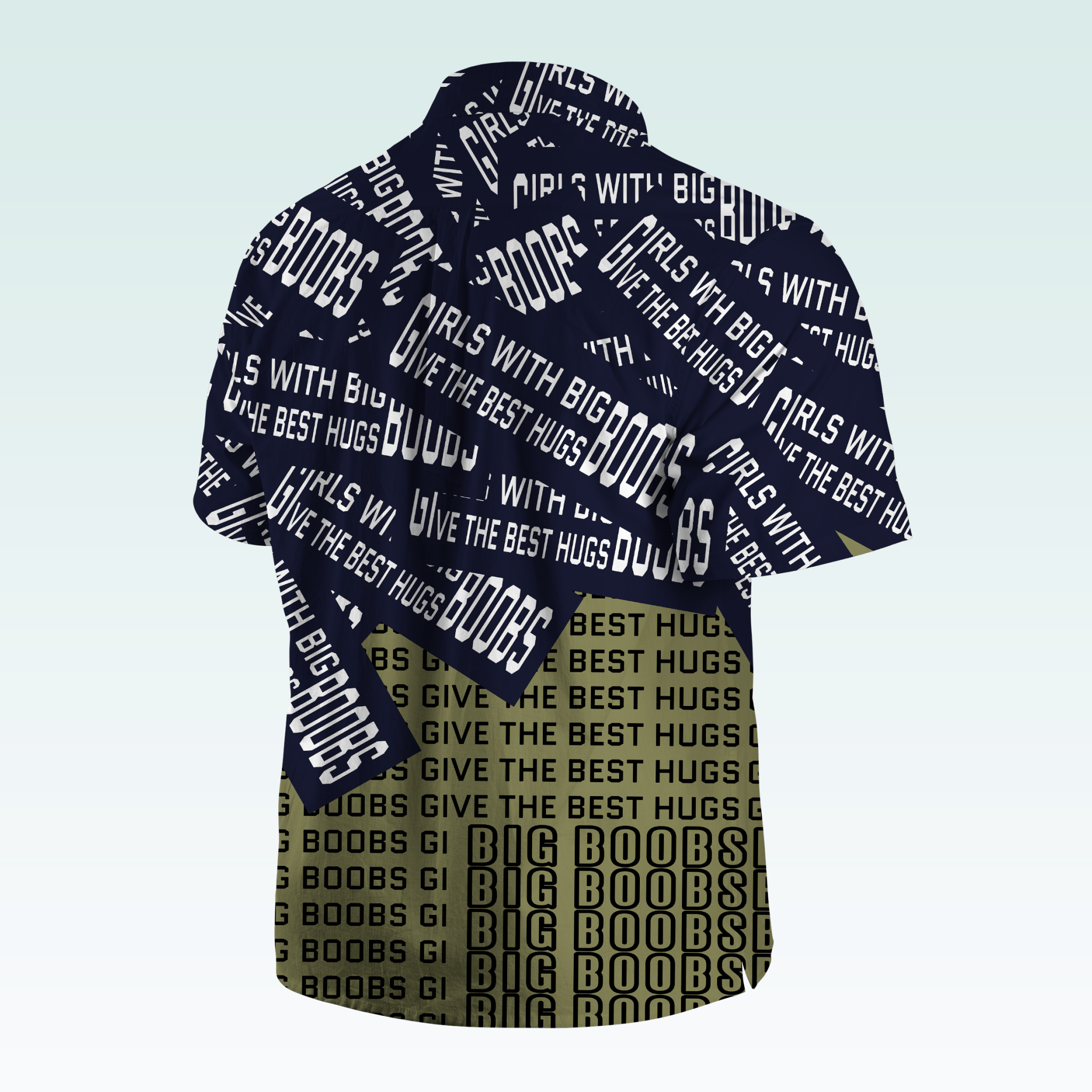 Maturelion Men's Hawaiian Girls With Big Boobs Give The Best Hugs Hawaiian Shirt