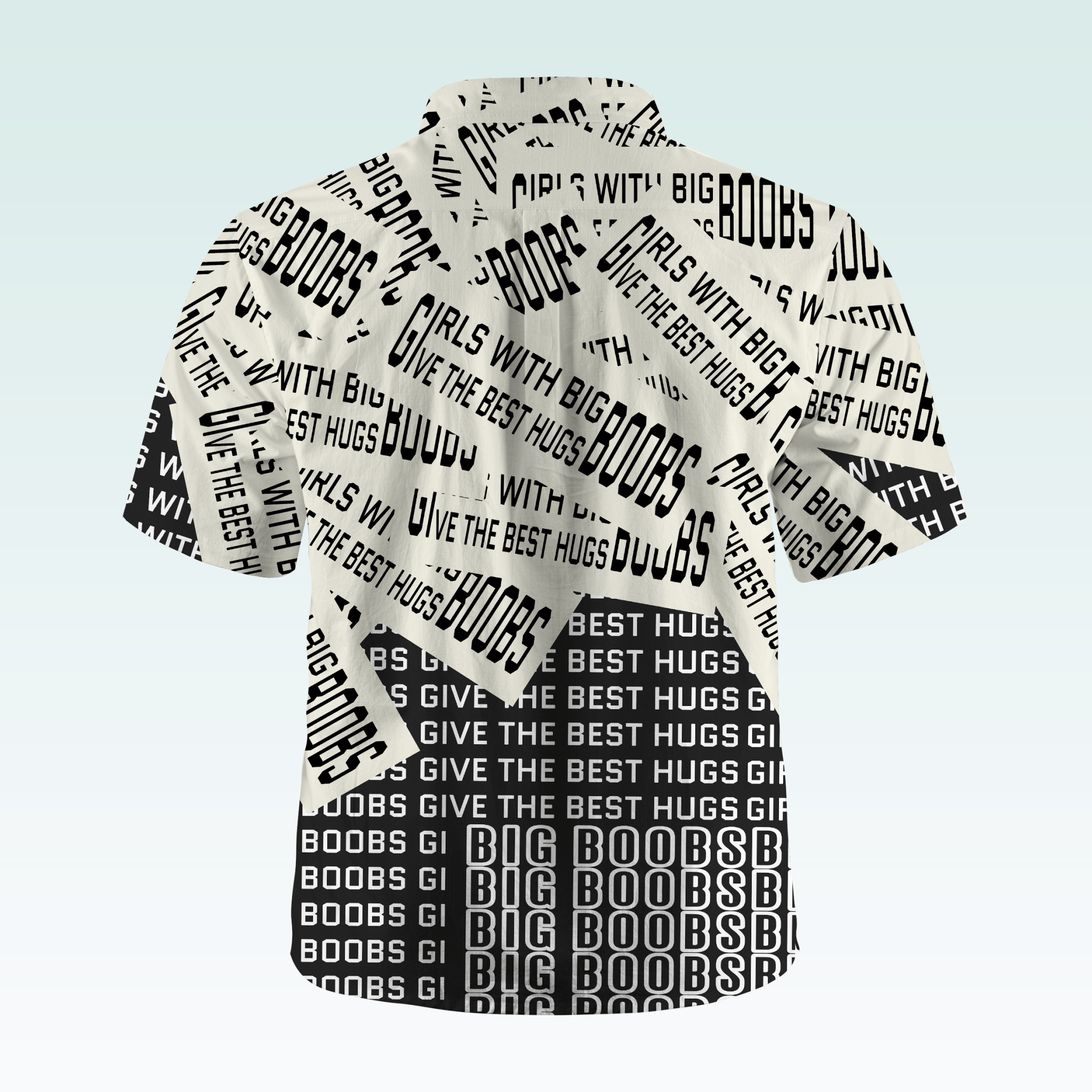 Maturelion Men's Hawaiian Girls With Big Boobs Give The Best Hugs Hawaiian Shirt