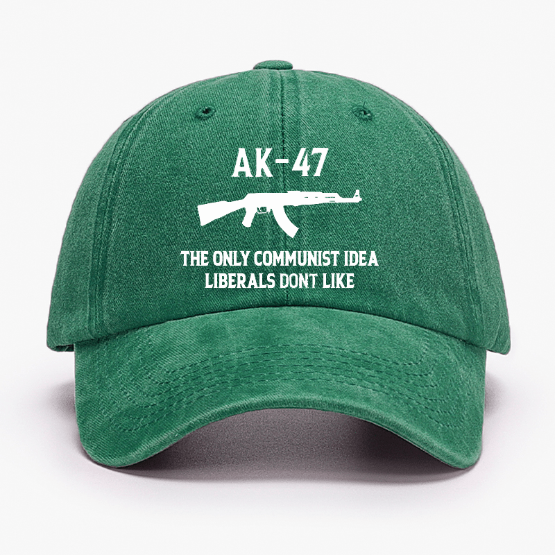 Maturelion Custom Cap AK-47 The Only Communist Idea Liberals Don't Like Cap