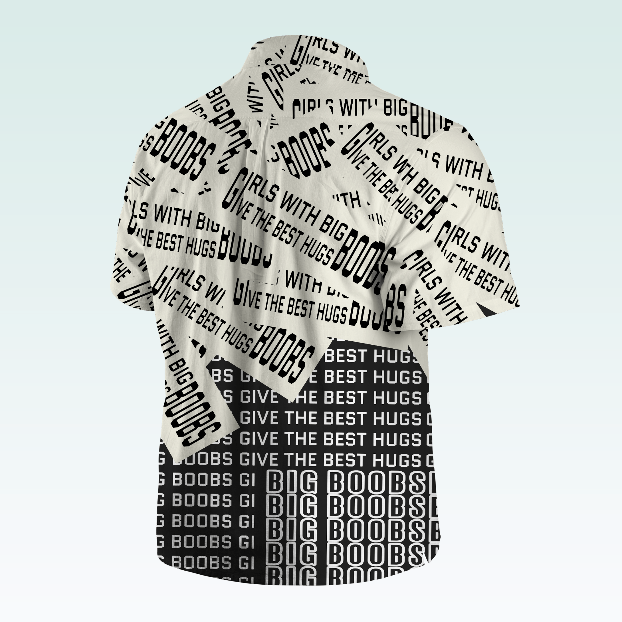 Maturelion Men's Hawaiian Girls With Big Boobs Give The Best Hugs Hawaiian Shirt