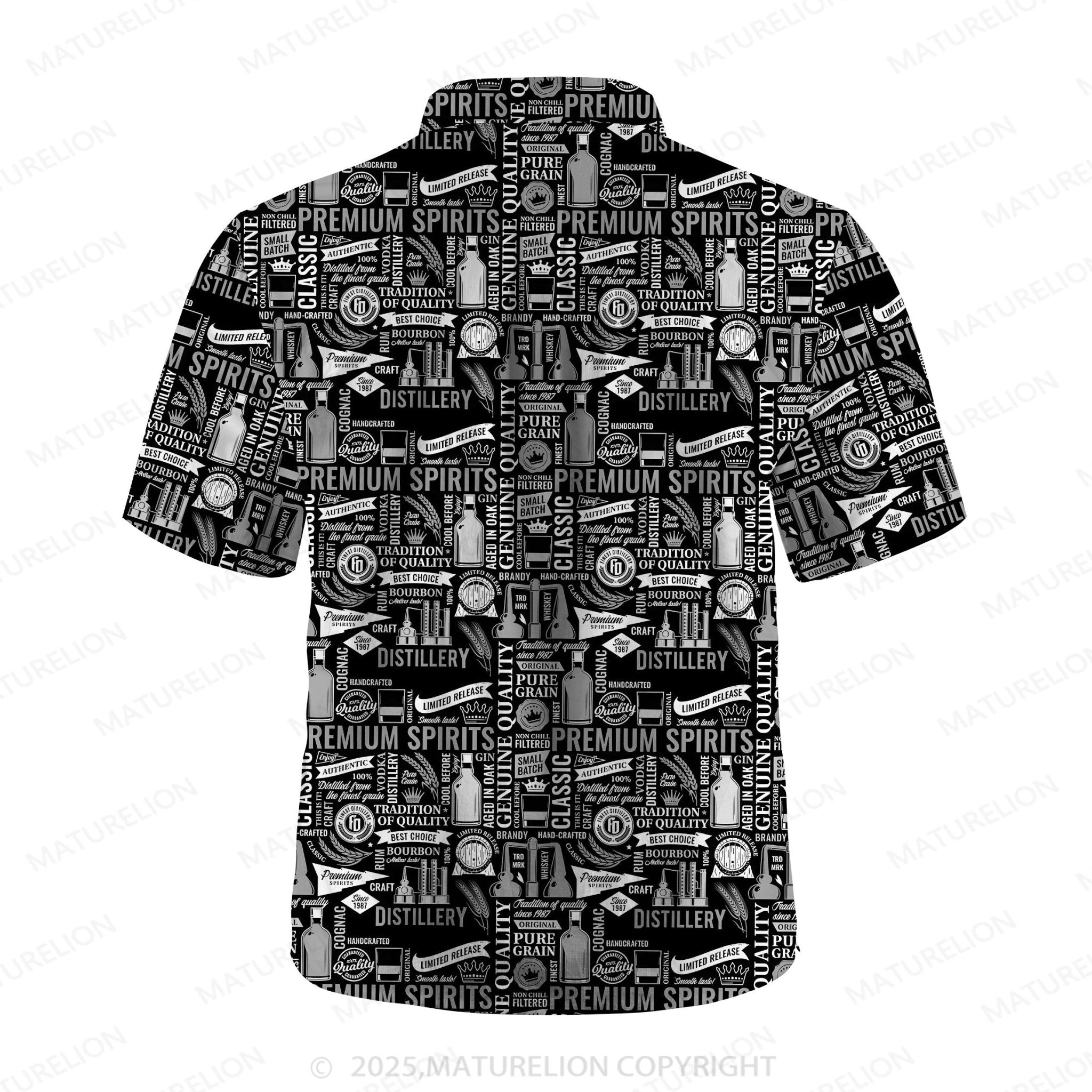 Maturelion Men's Hawaiian Shirt Floral Bliss Hawaiian Shirt