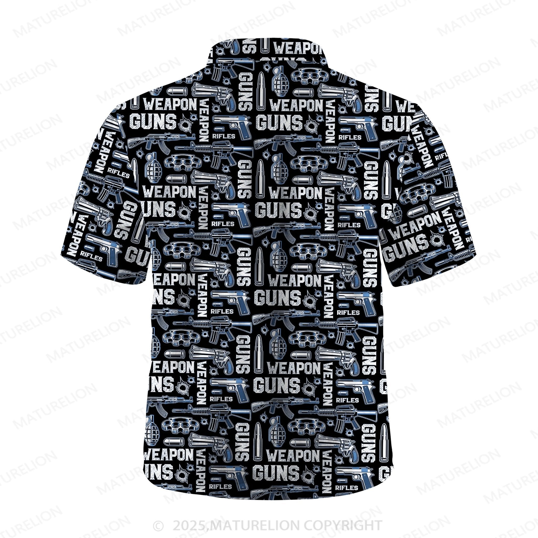Maturelion Men's Hawaiian Shirt Tropical Breeze Hawaiian Shirt