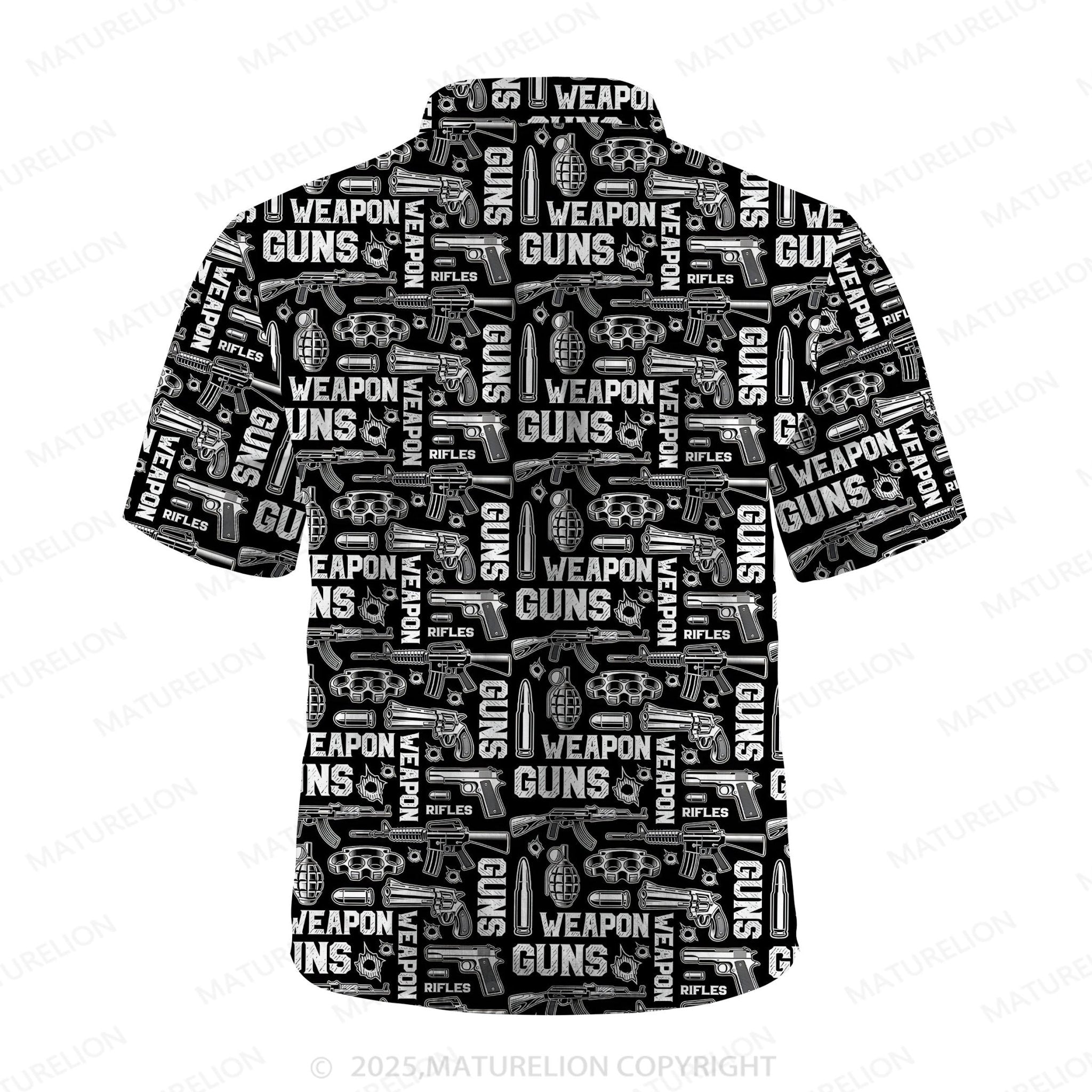 Maturelion Men's Hawaiian Shirt Tropical Breeze Hawaiian Shirt