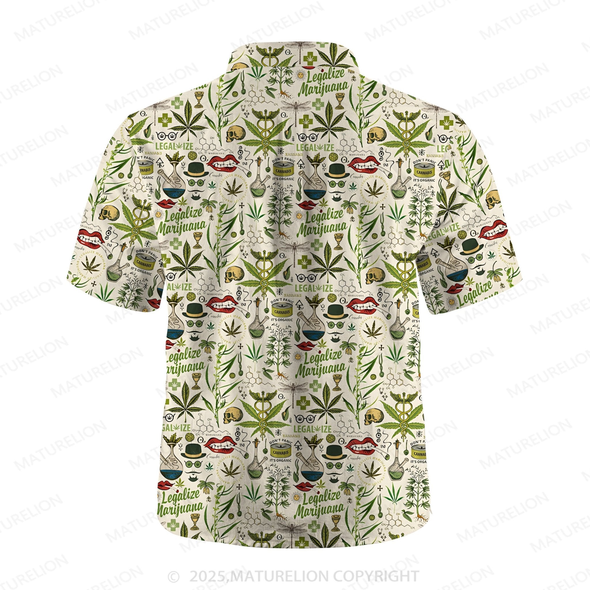 Maturelion Men's Hawaiian Shirt Summer Heat Hawaiian Shirt