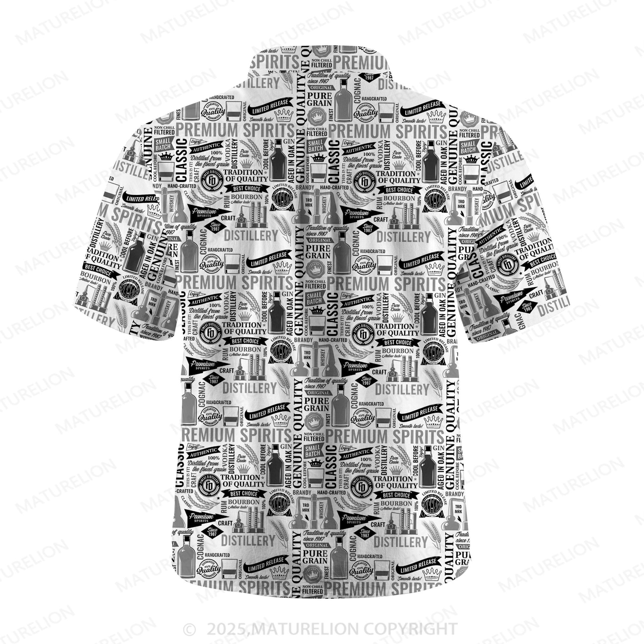 Maturelion Men's Hawaiian Shirt Floral Bliss Hawaiian Shirt