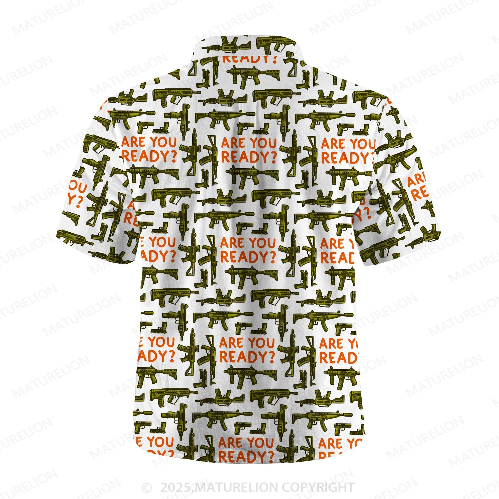 Maturelion Men's Hawaiian Shirt Coconut Bay Hawaiian Shirt