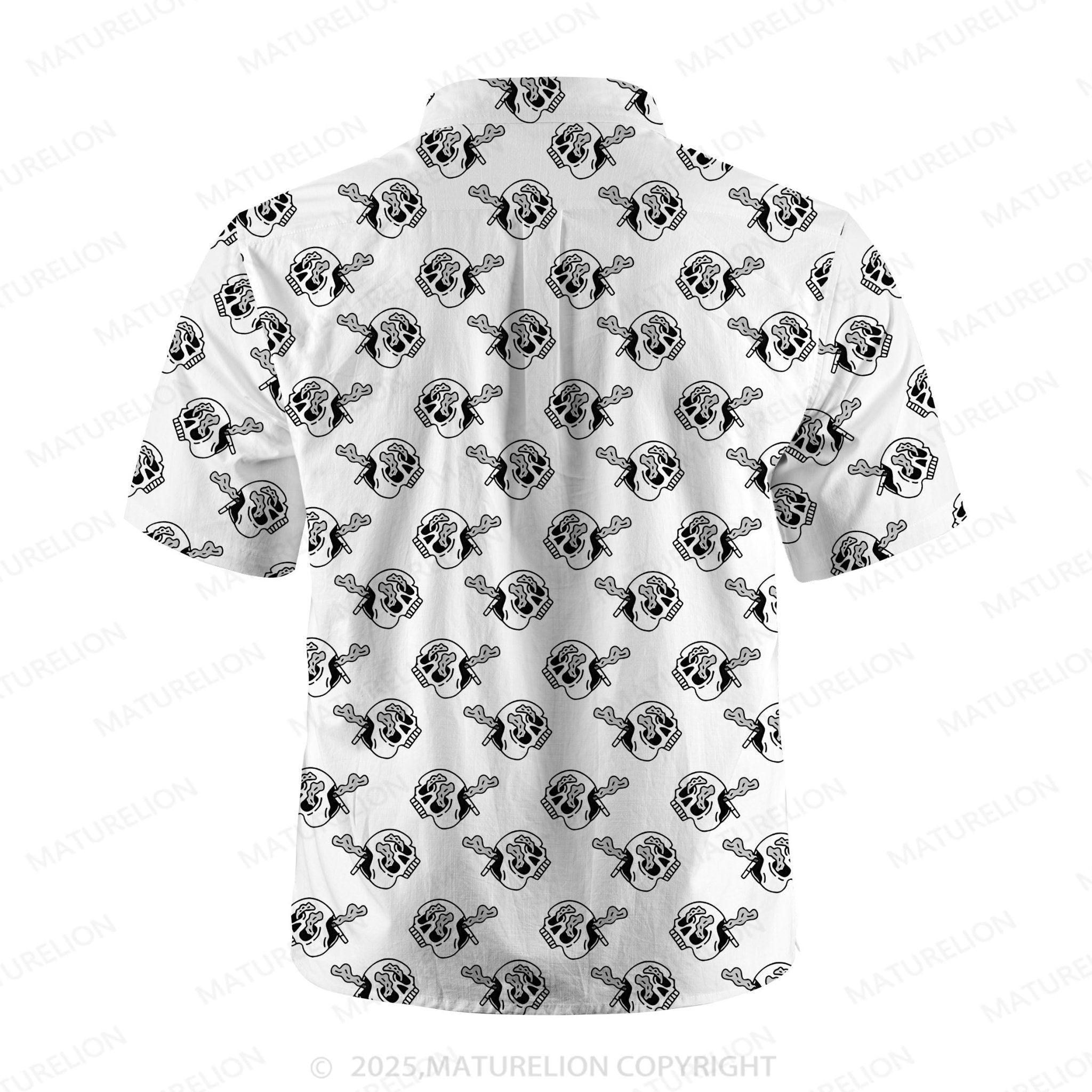 Maturelion Men's Hawaiian Shirt Vintage Island Hawaiian Shirt