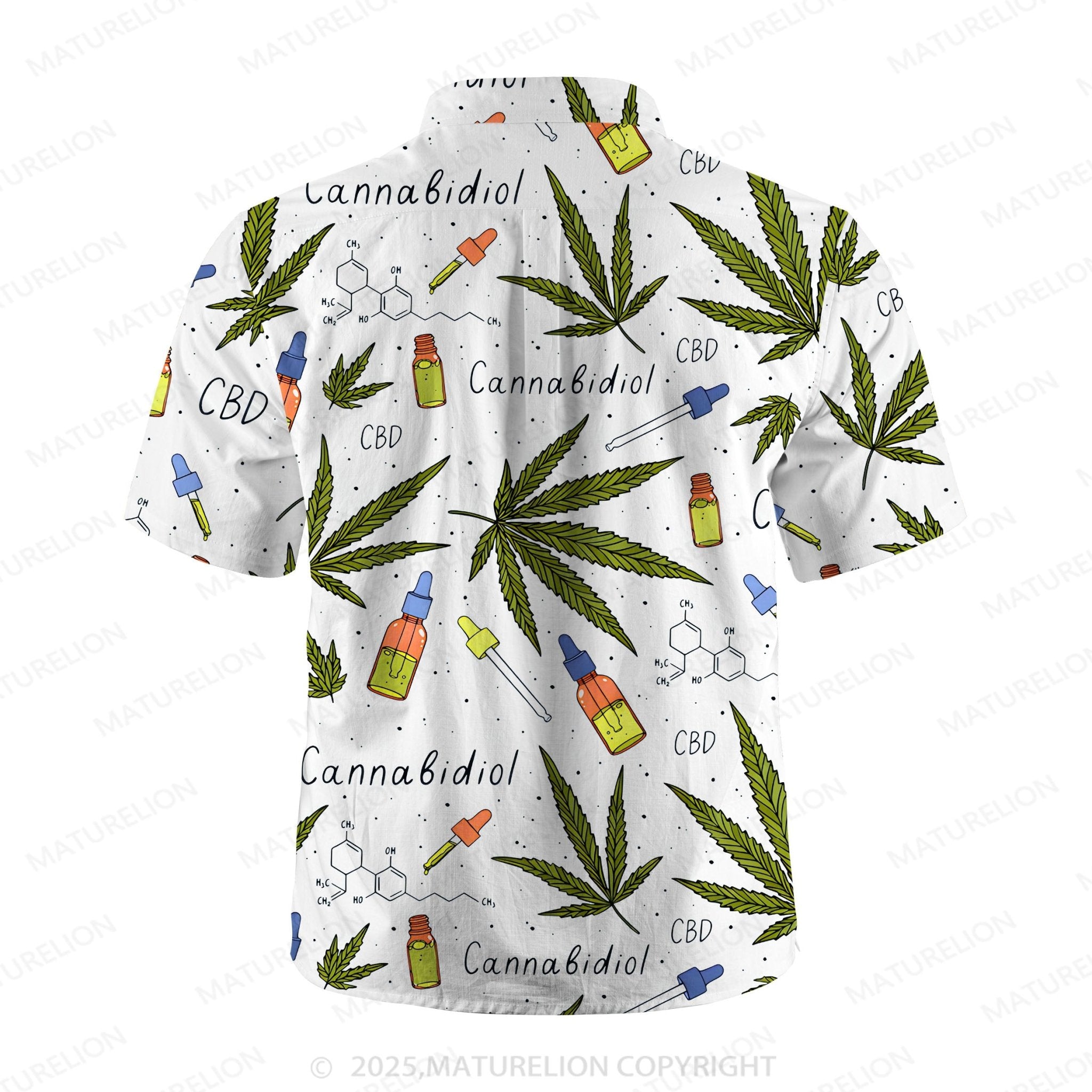 Maturelion Men's Hawaiian Shirt Coastal Dream Hawaiian Shirt
