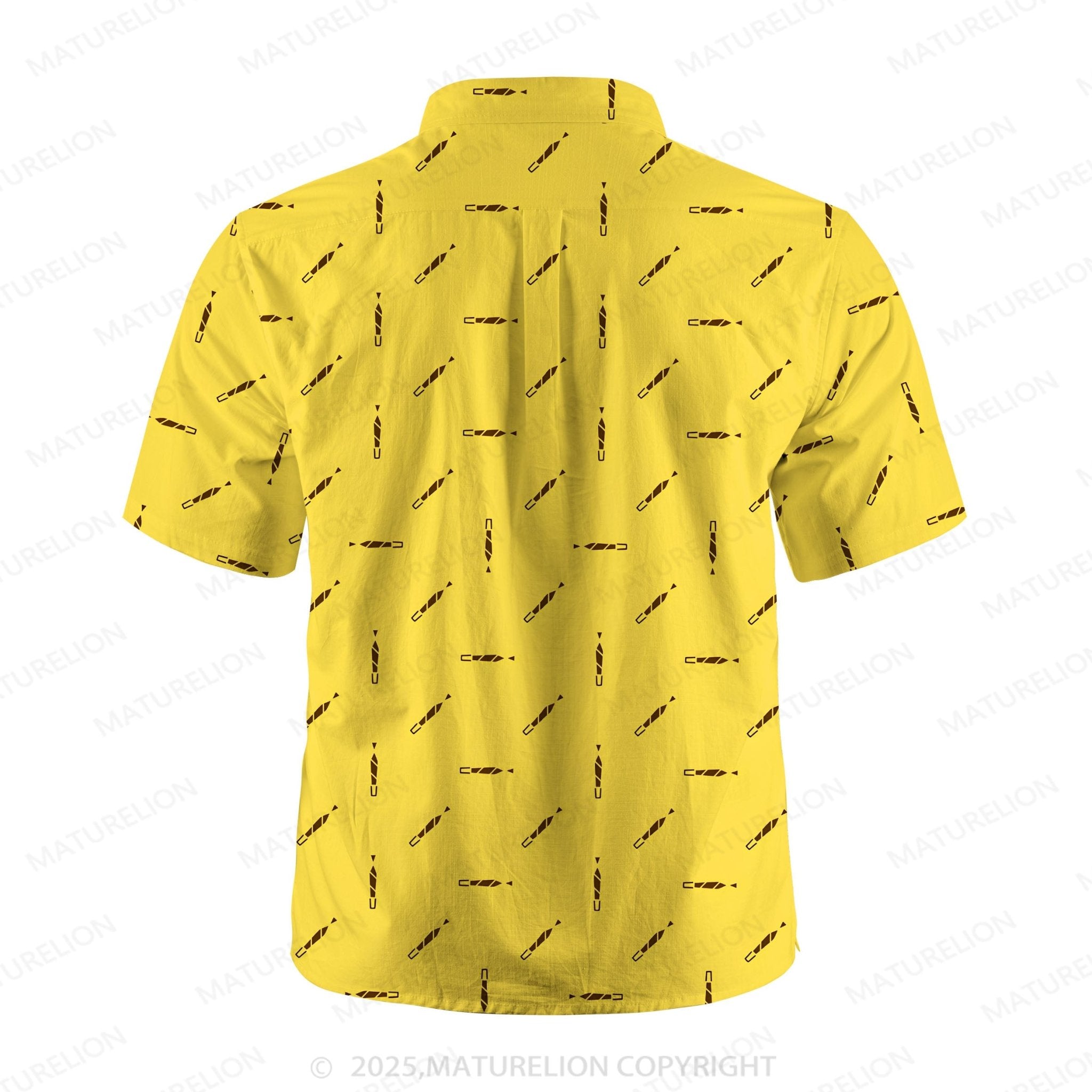 Maturelion Men's Hawaiian Shirt Wave Rider Hawaiian Shirt
