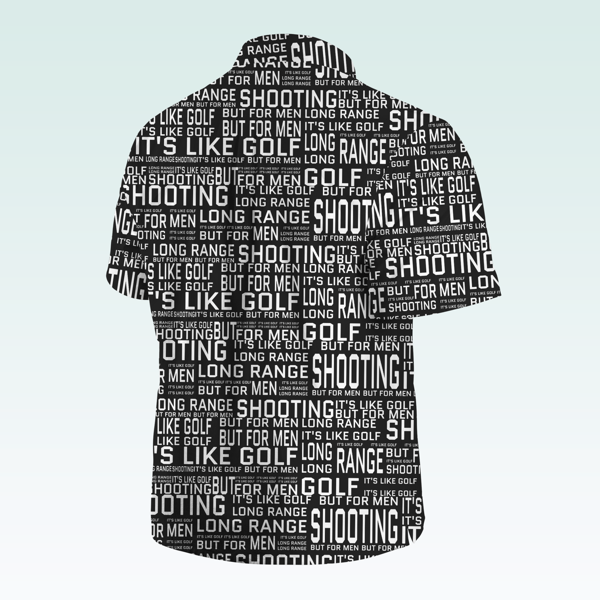 Maturelion Men's Hawaiian Shirt Long Range Shooting It's Like Golf But For Men Hawaiian Shirt