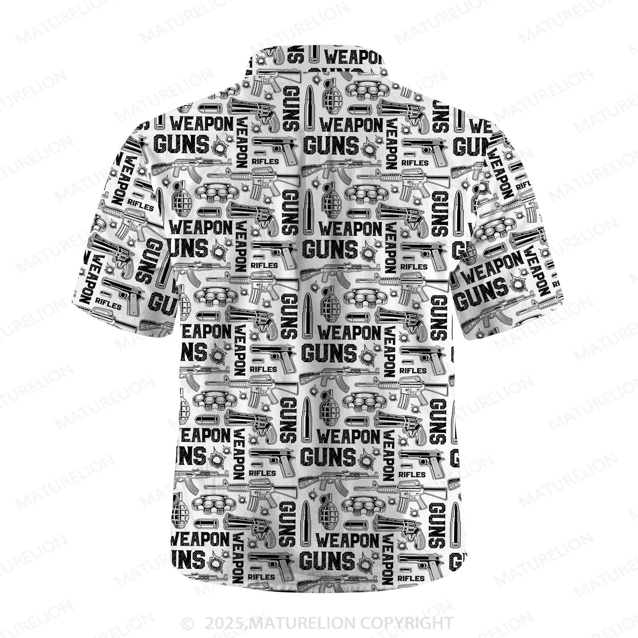 Maturelion Men's Hawaiian Shirt Tropical Breeze Hawaiian Shirt