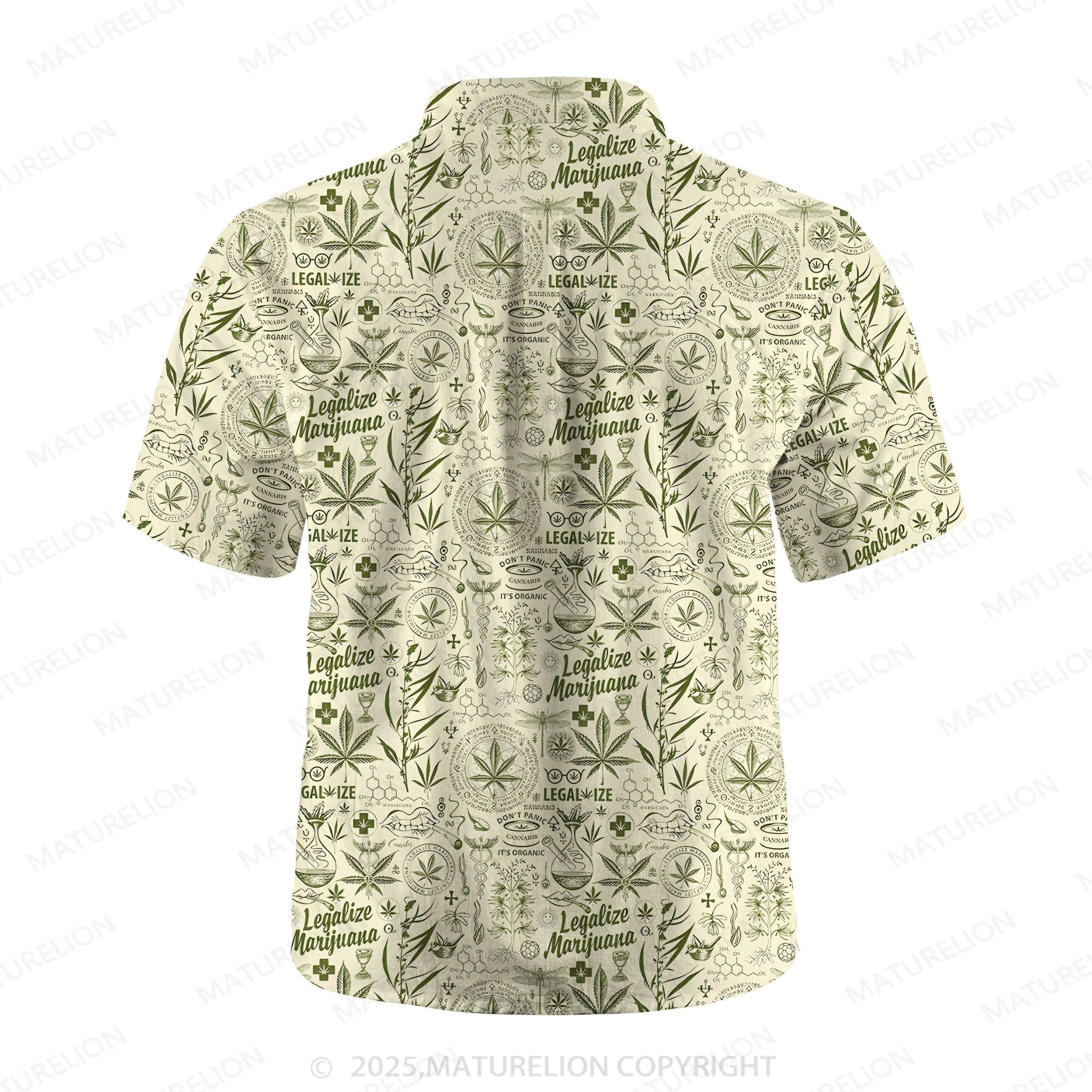 Maturelion Men's Hawaiian Shirt Summer Heat Hawaiian Shirt