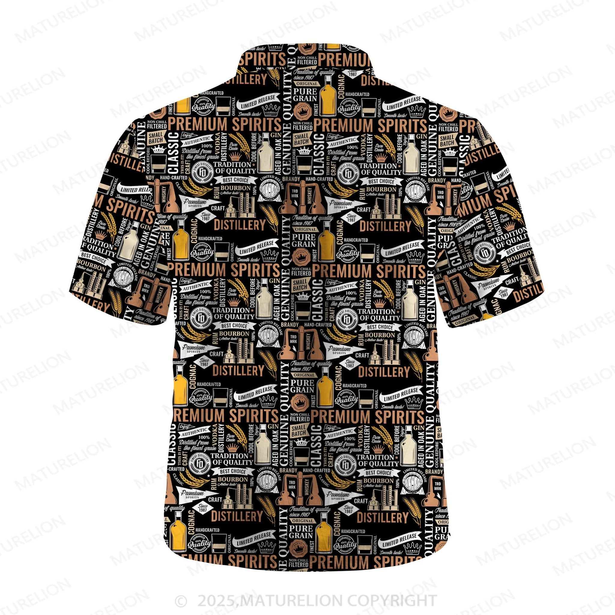 Maturelion Men's Hawaiian Shirt Floral Bliss Hawaiian Shirt