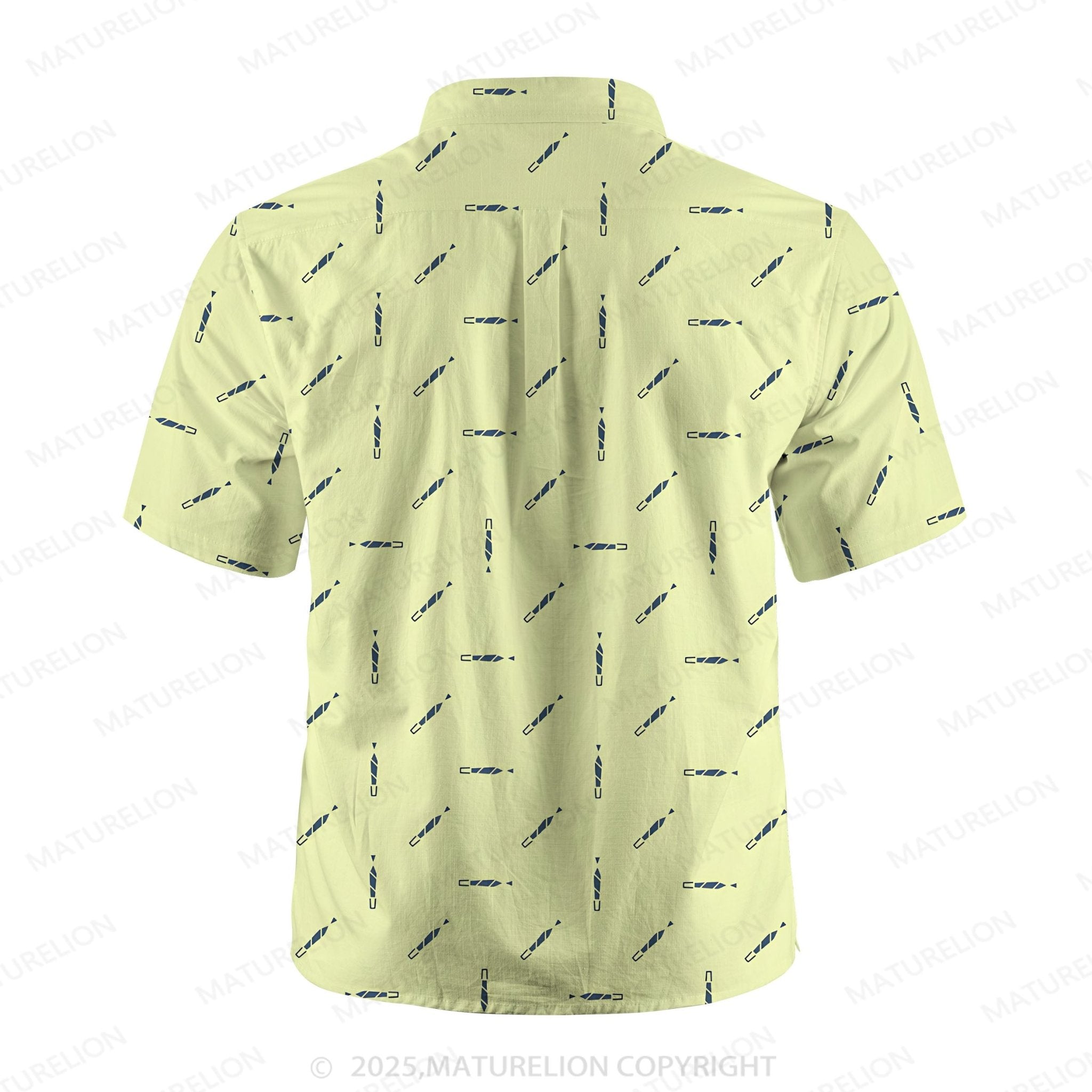 Maturelion Men's Hawaiian Shirt Wave Rider Hawaiian Shirt