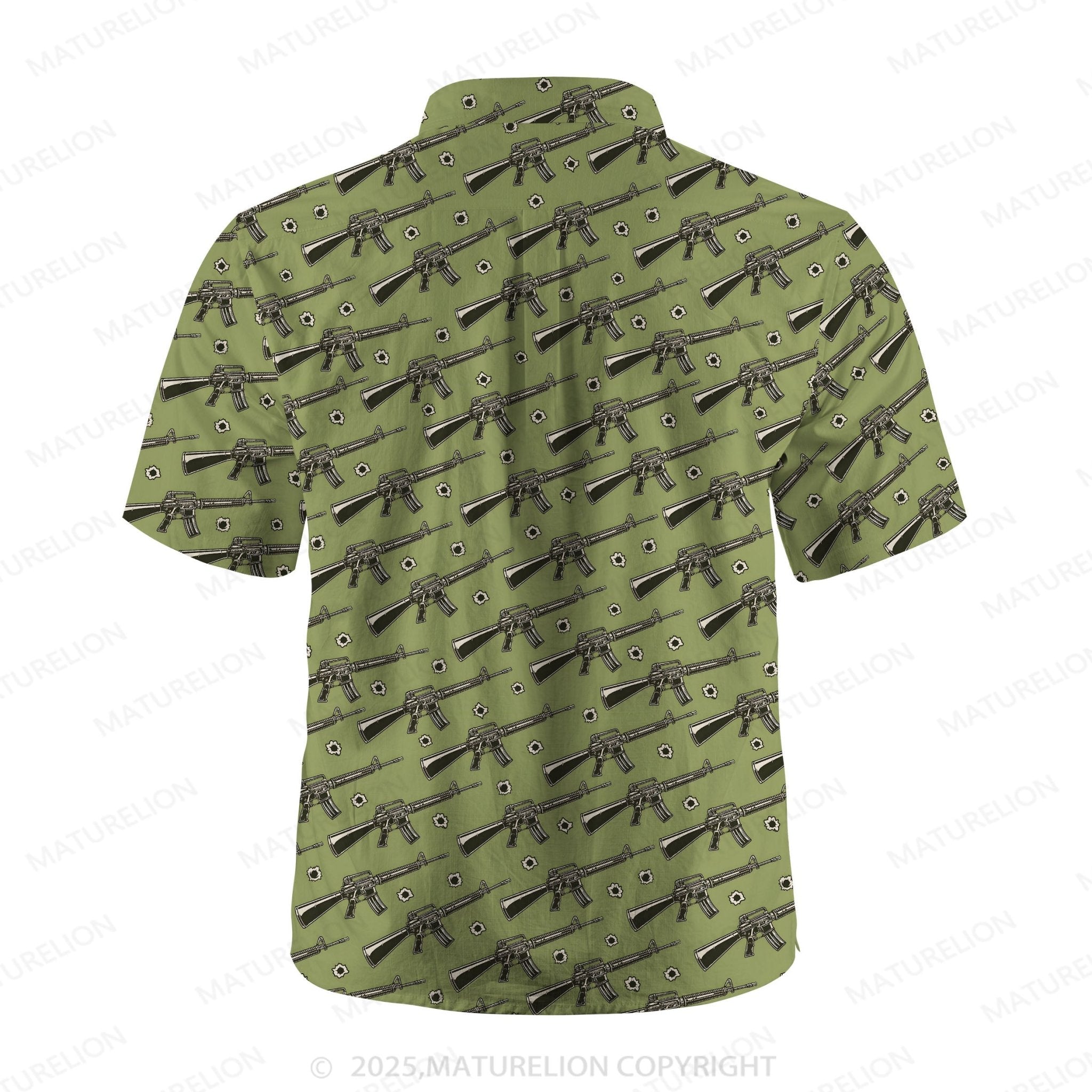 Maturelion Men's Hawaiian Shirt Sunset Paradise Hawaiian Shirt