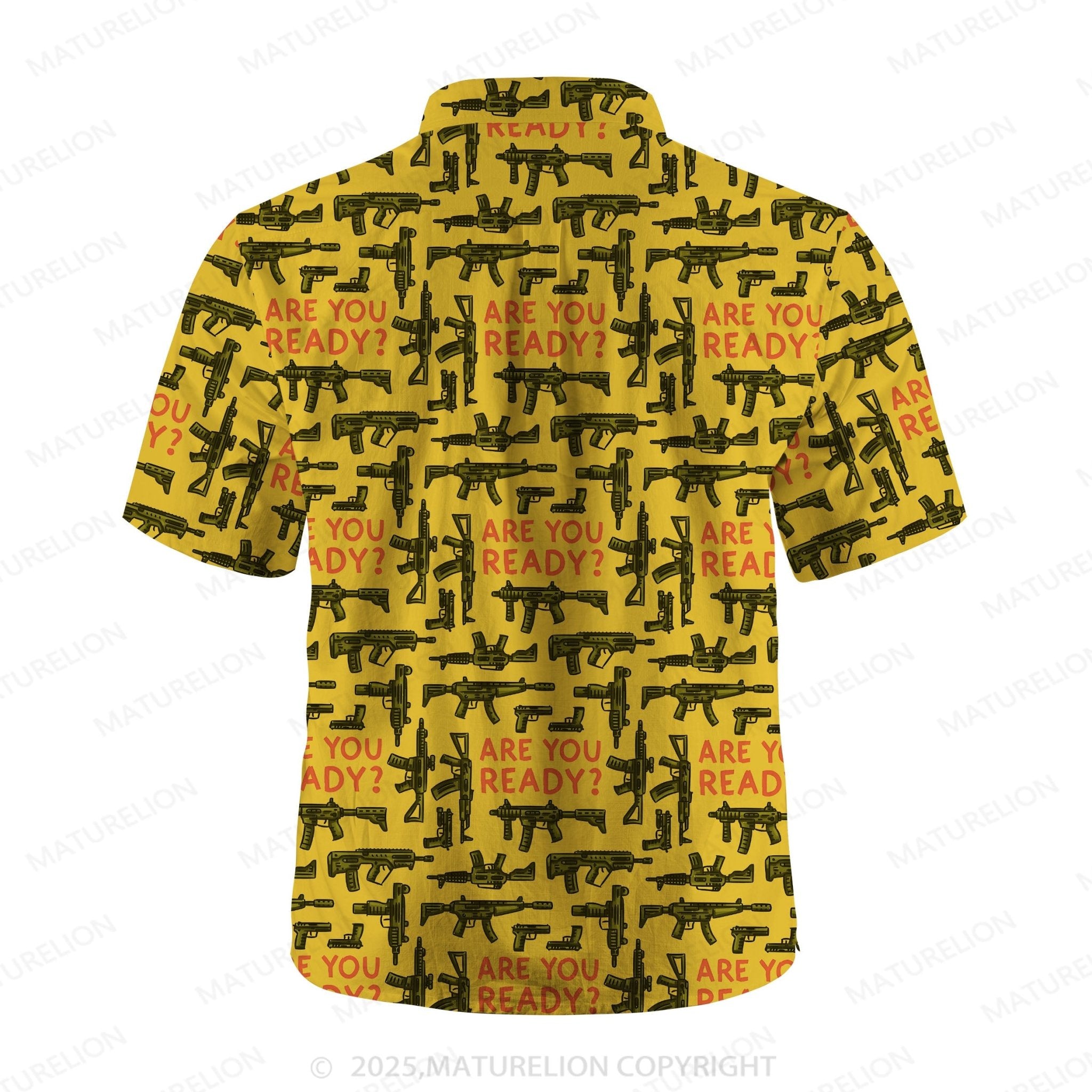 Maturelion Men's Hawaiian Shirt Coconut Bay Hawaiian Shirt