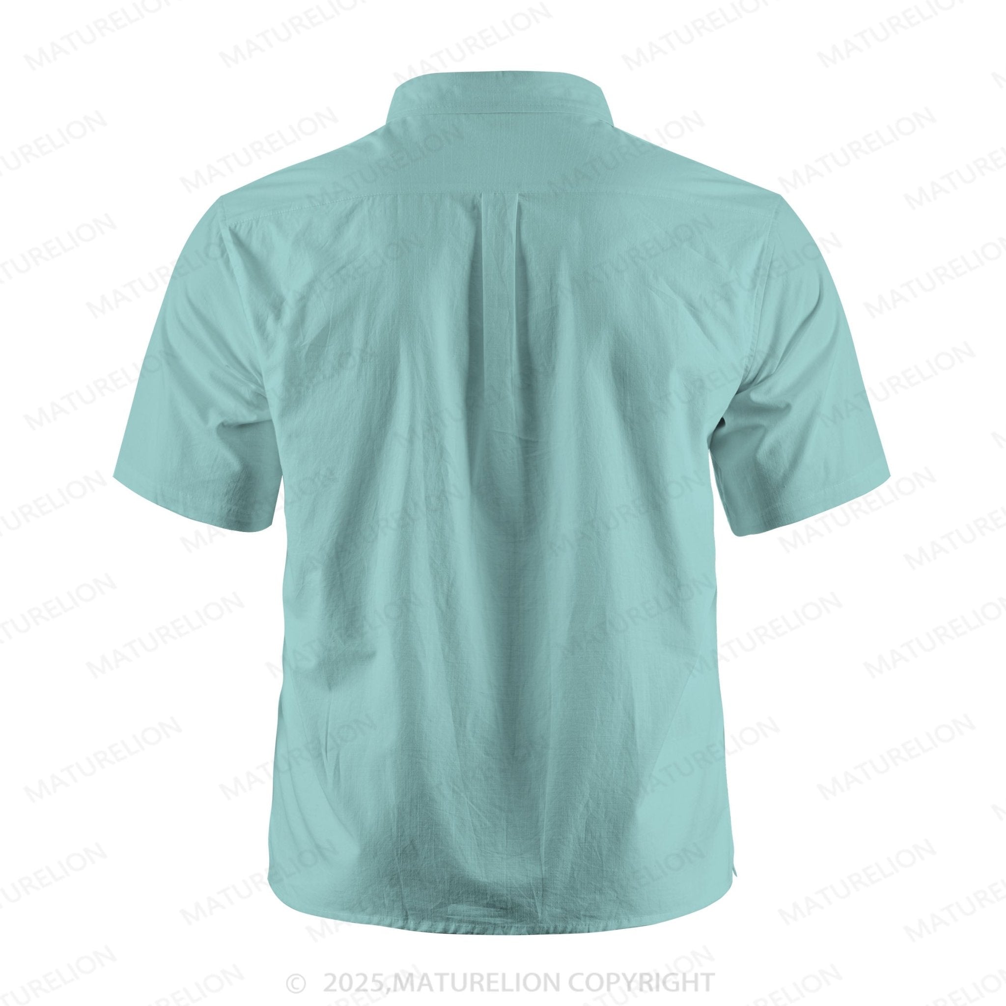 Maturelion Atomic Argyle Print Hawaiian Shirt