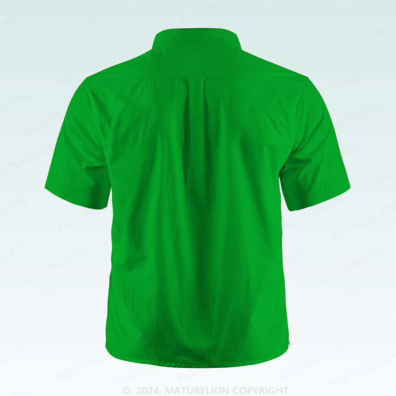Maturelion St. Patrick's Hawaiian Shirt Shamrock Paradise Hawaiian Shirt