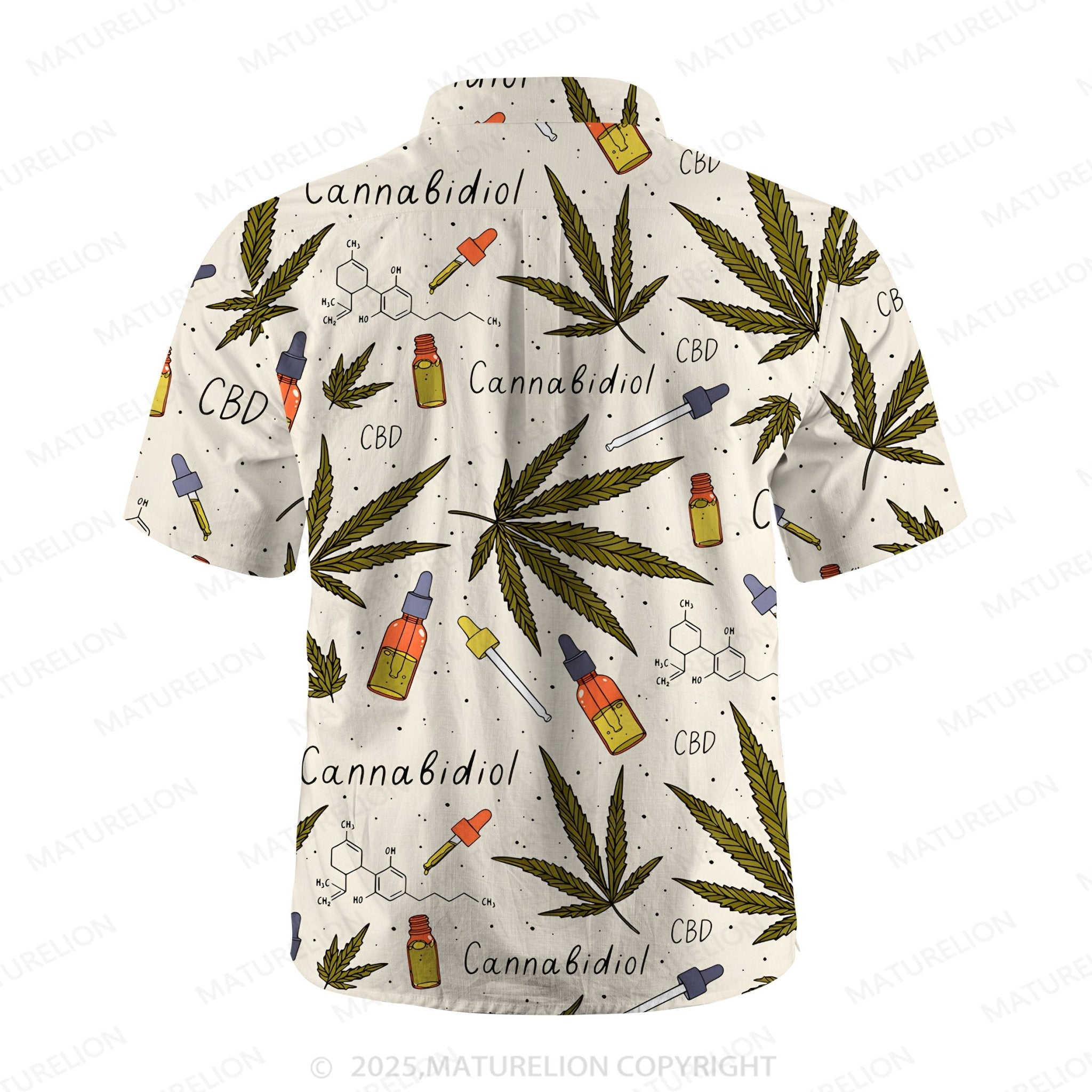 Maturelion Men's Hawaiian Shirt Coastal Dream Hawaiian Shirt