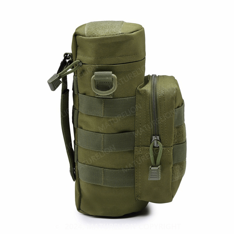 Maturelion Tactical Molle Water Bottle Pouch Holder Nylon Travel Outdoor Bag Kettle