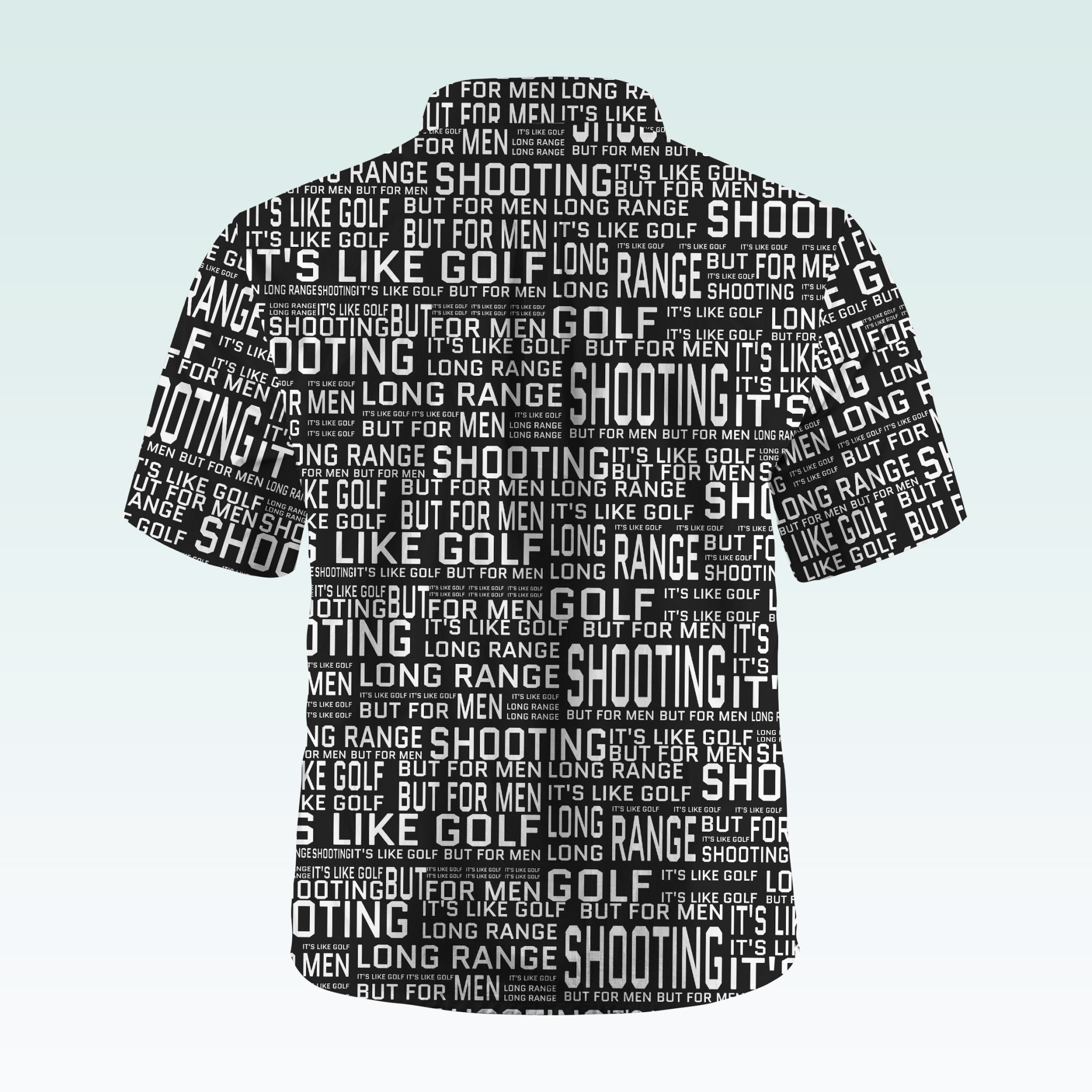 Maturelion Men's Hawaiian Shirt Long Range Shooting It's Like Golf But For Men Hawaiian Shirt
