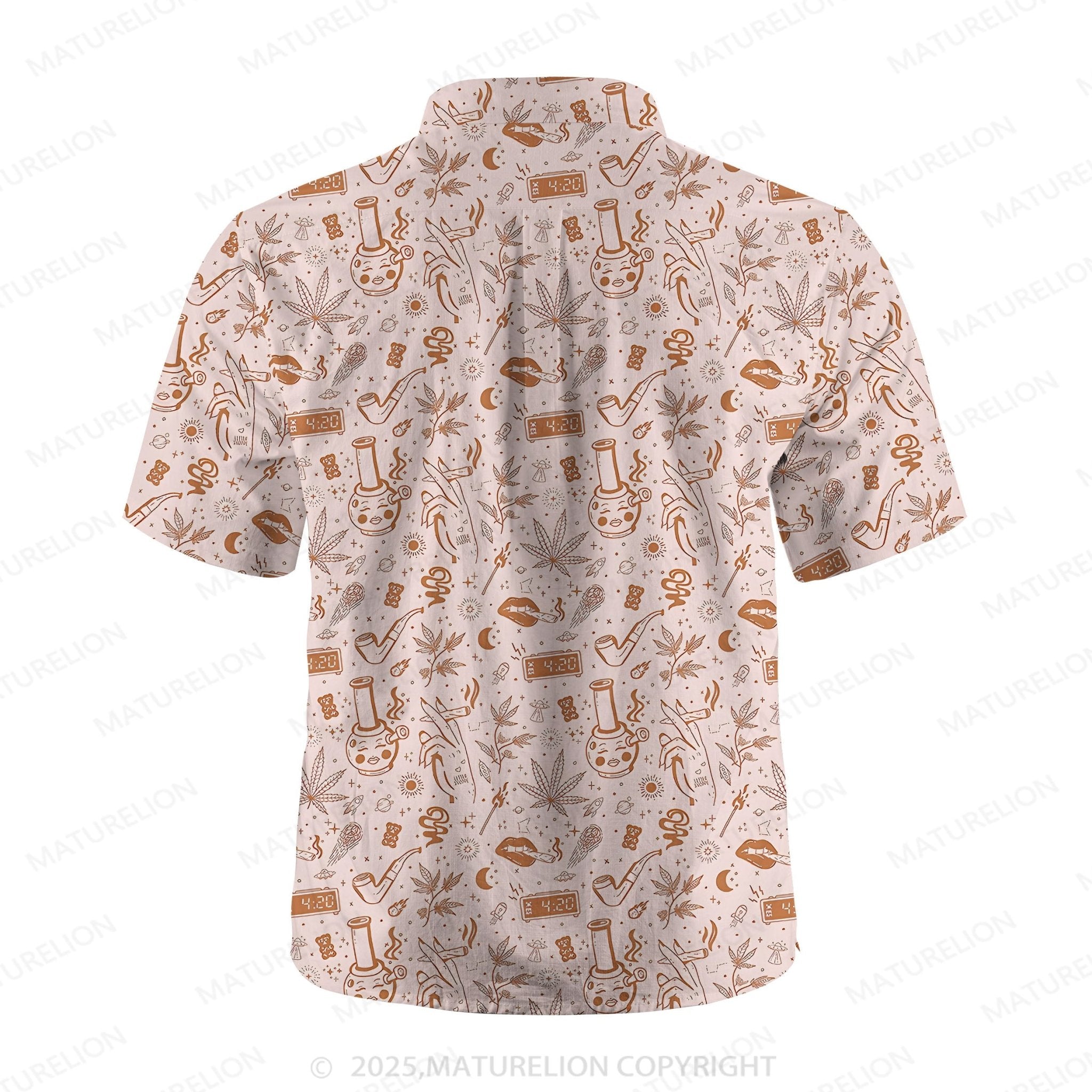 Maturelion Men's Hawaiian Shirt Lagoon Life Hawaiian Shirt