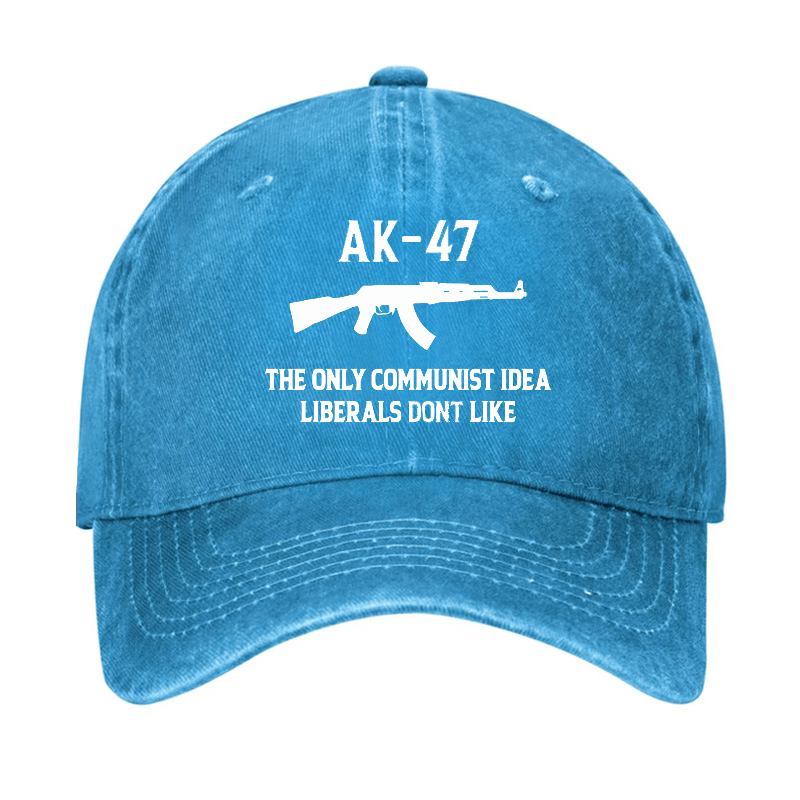 Maturelion Custom Cap AK-47 The Only Communist Idea Liberals Don't Like Cap