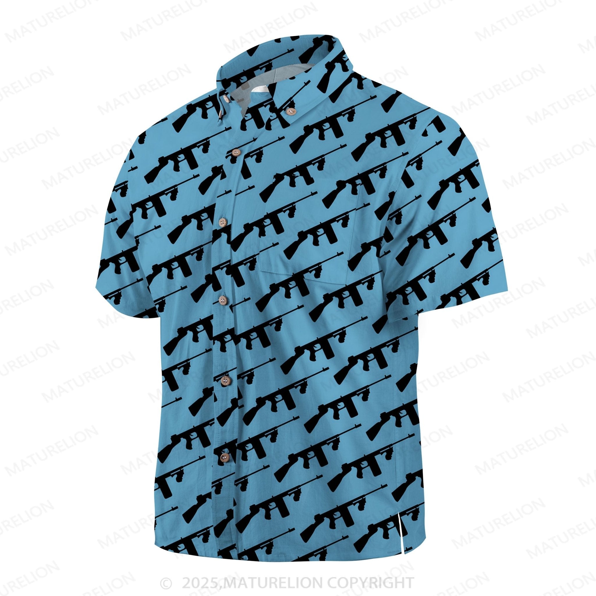 Maturelion Men's Hawaiian Shirt Aloha Spirit Hawaiian Shirt