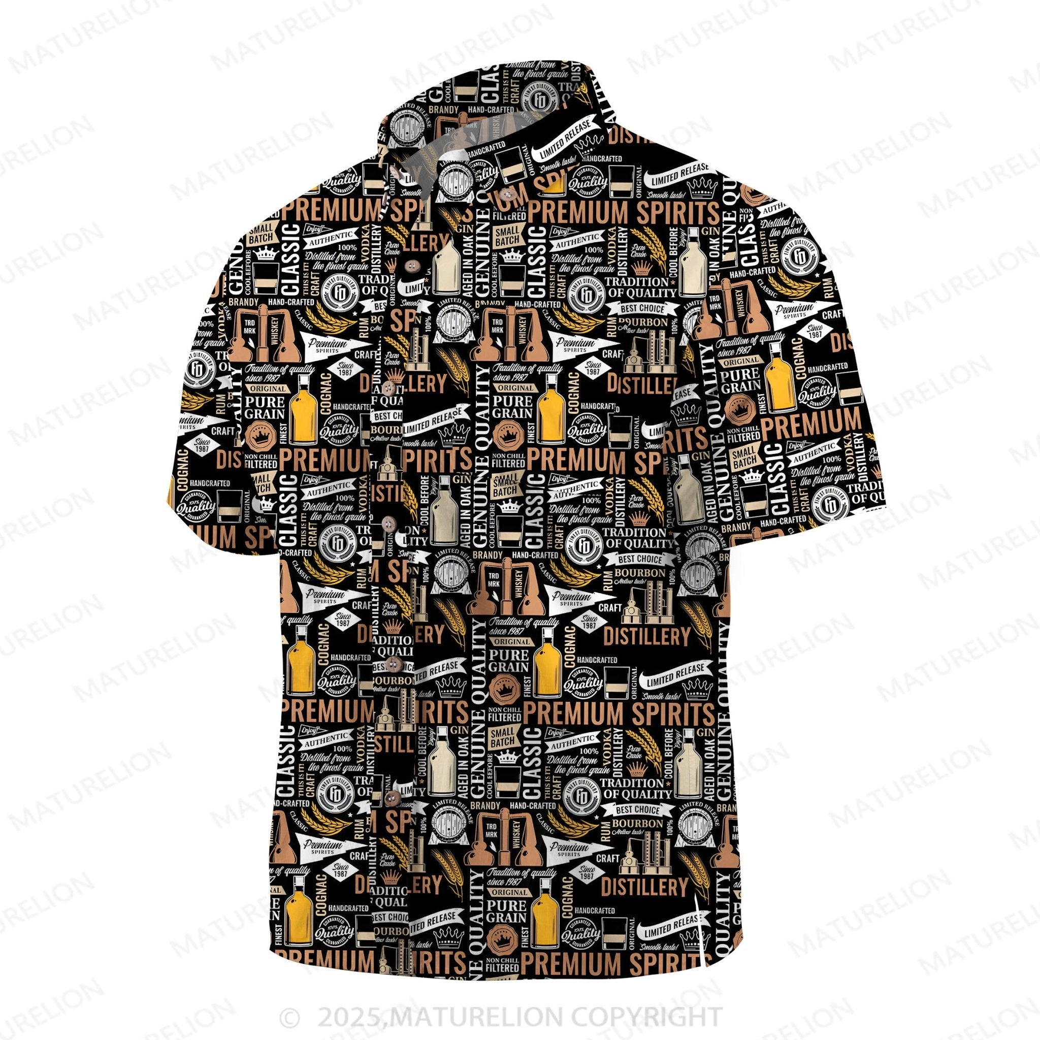Maturelion Men's Hawaiian Shirt Floral Bliss Hawaiian Shirt