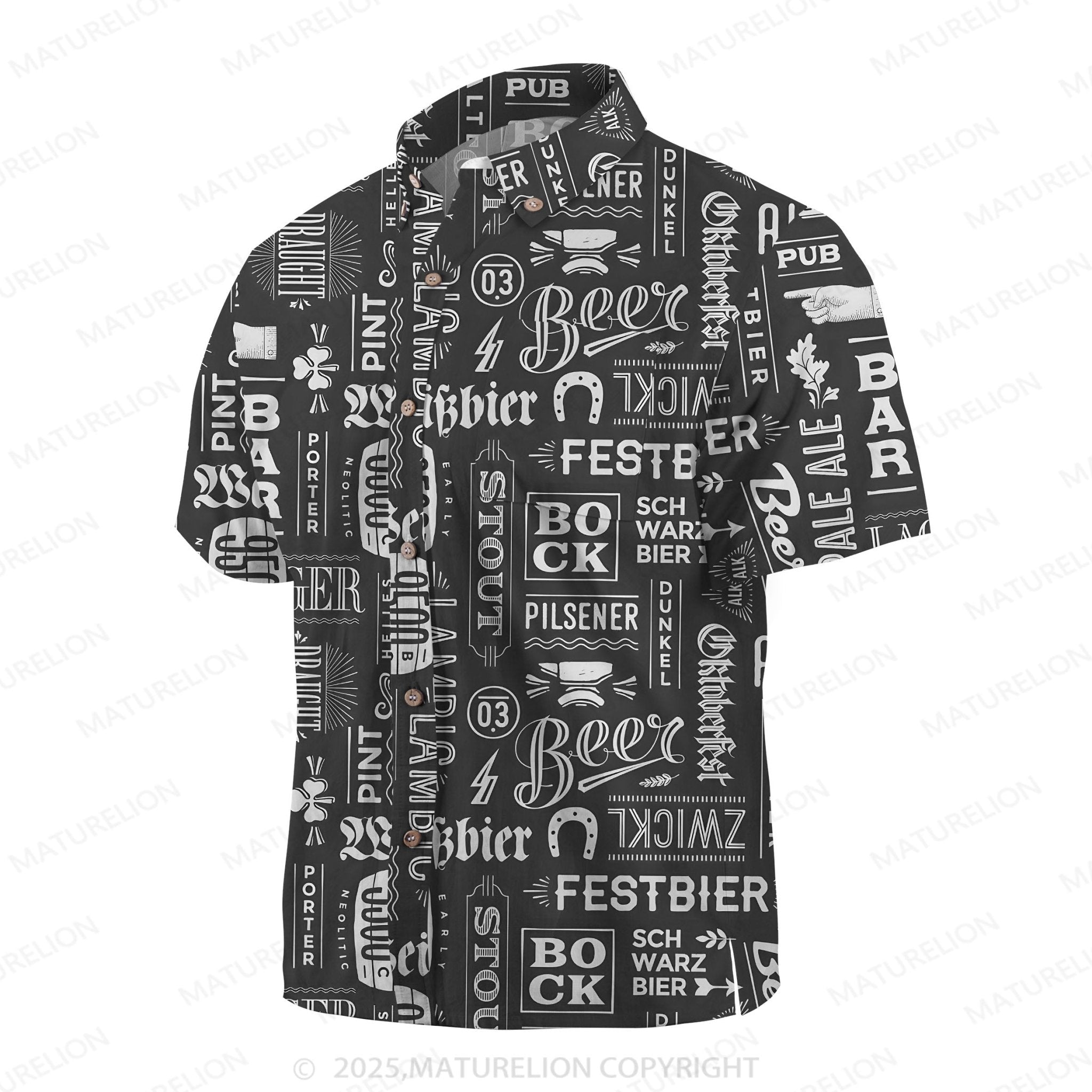 Maturelion Men's Hawaiian Shirt Sunset Vibes Hawaiian Shirt