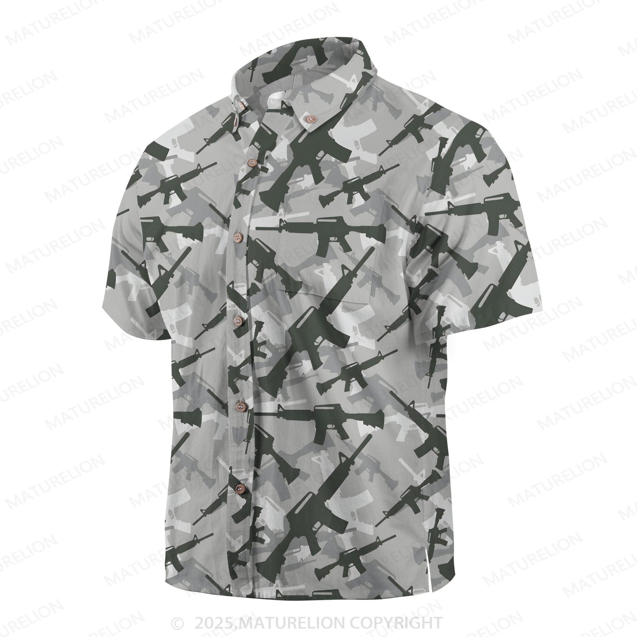Maturelion Men's Hawaiian Shirt Island Dream Hawaiian Shirt