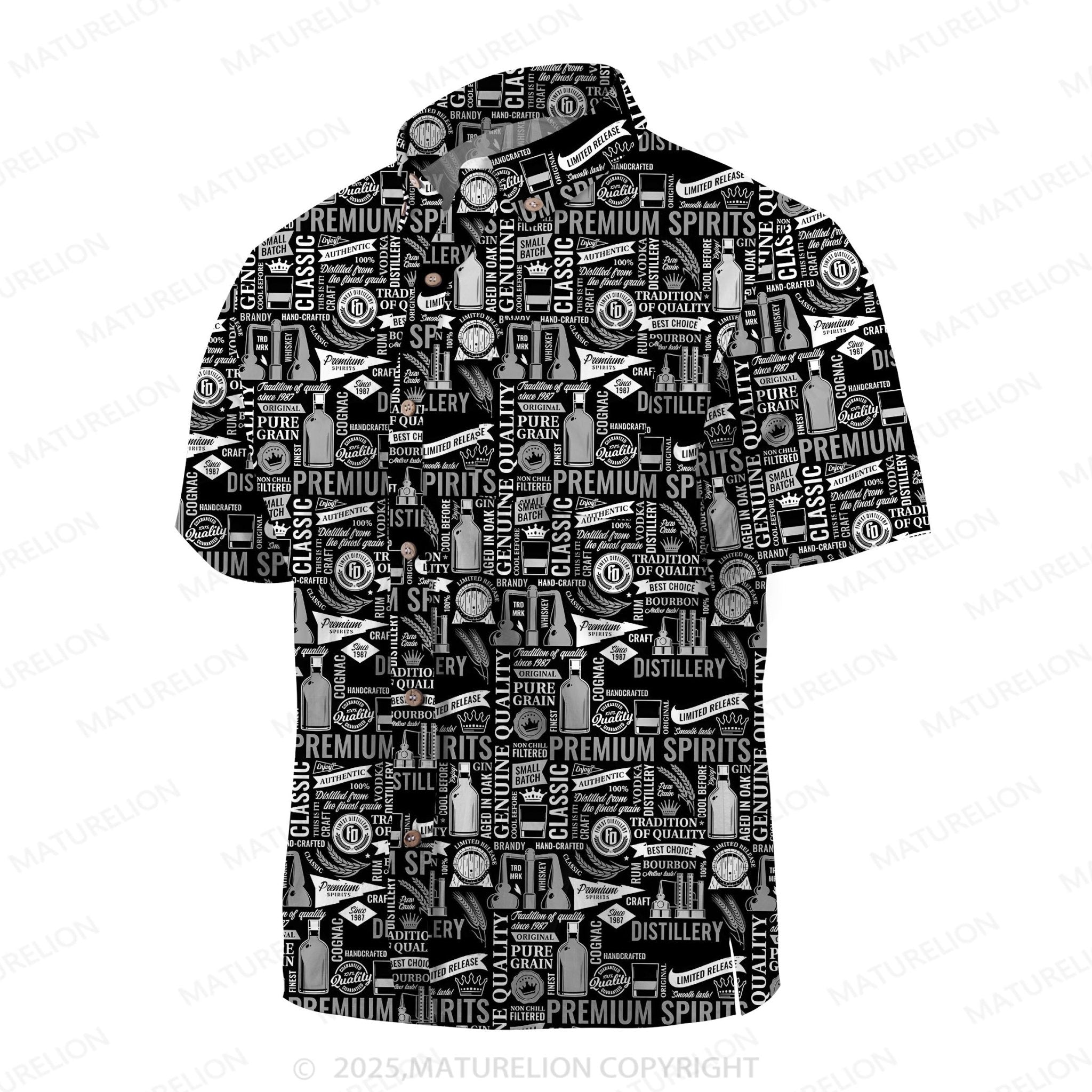 Maturelion Men's Hawaiian Shirt Floral Bliss Hawaiian Shirt